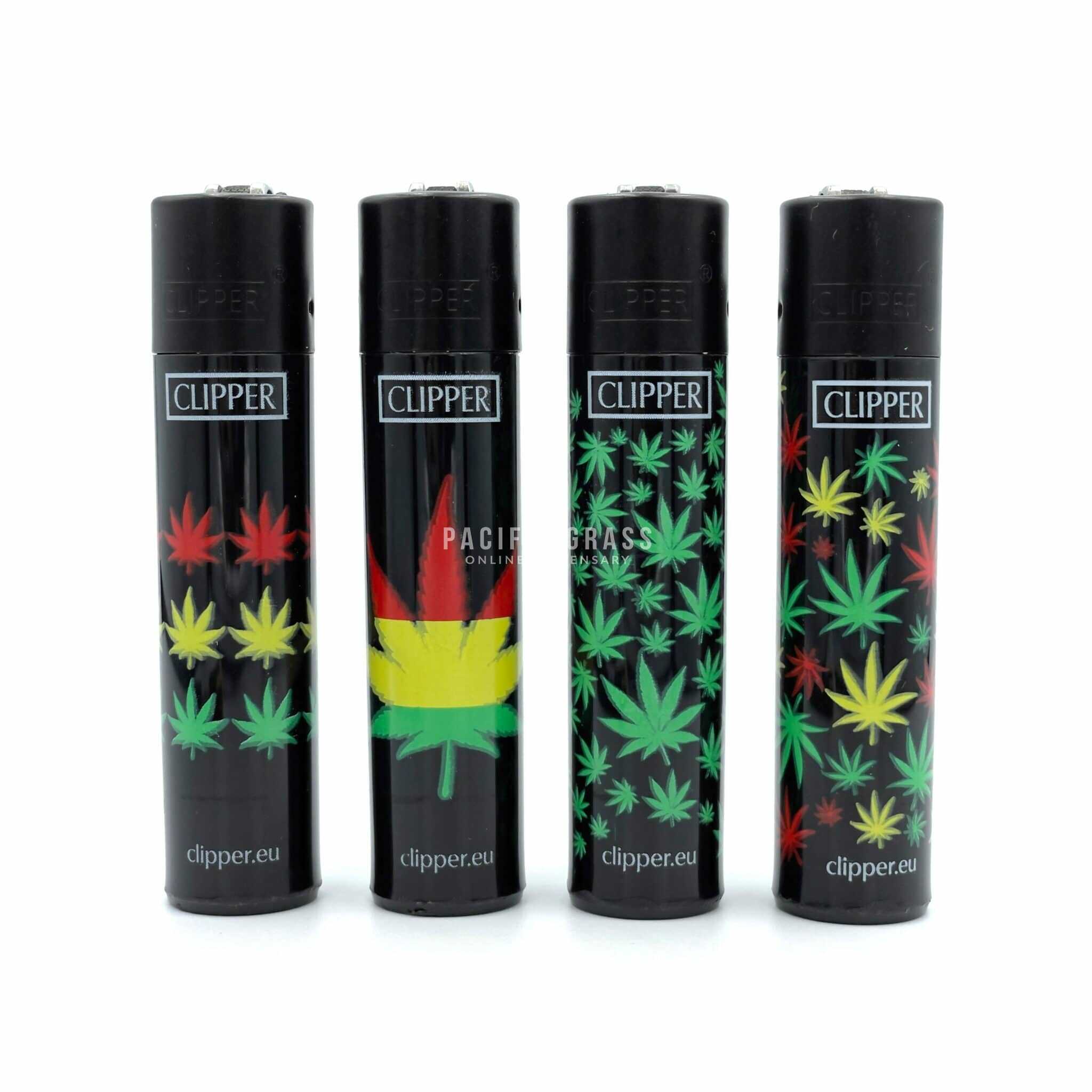 Rasta Leaves Clipper Lighters