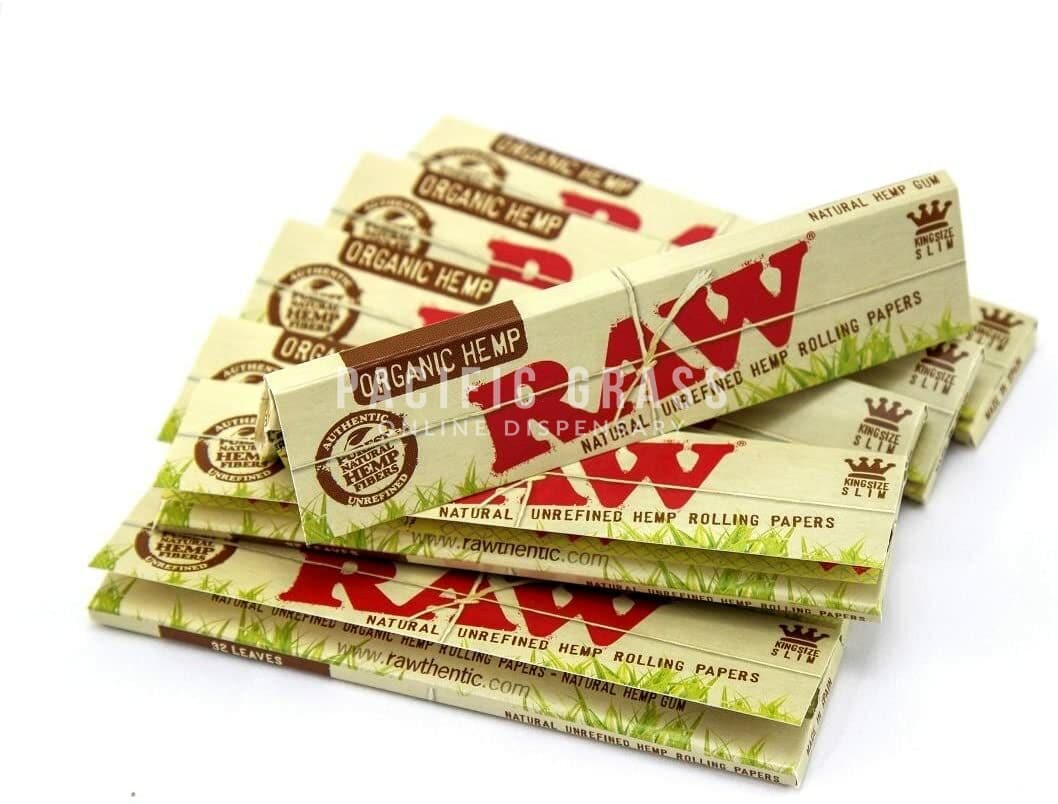 RAW Organic Hemp – Rolling Paper – King Size Slim