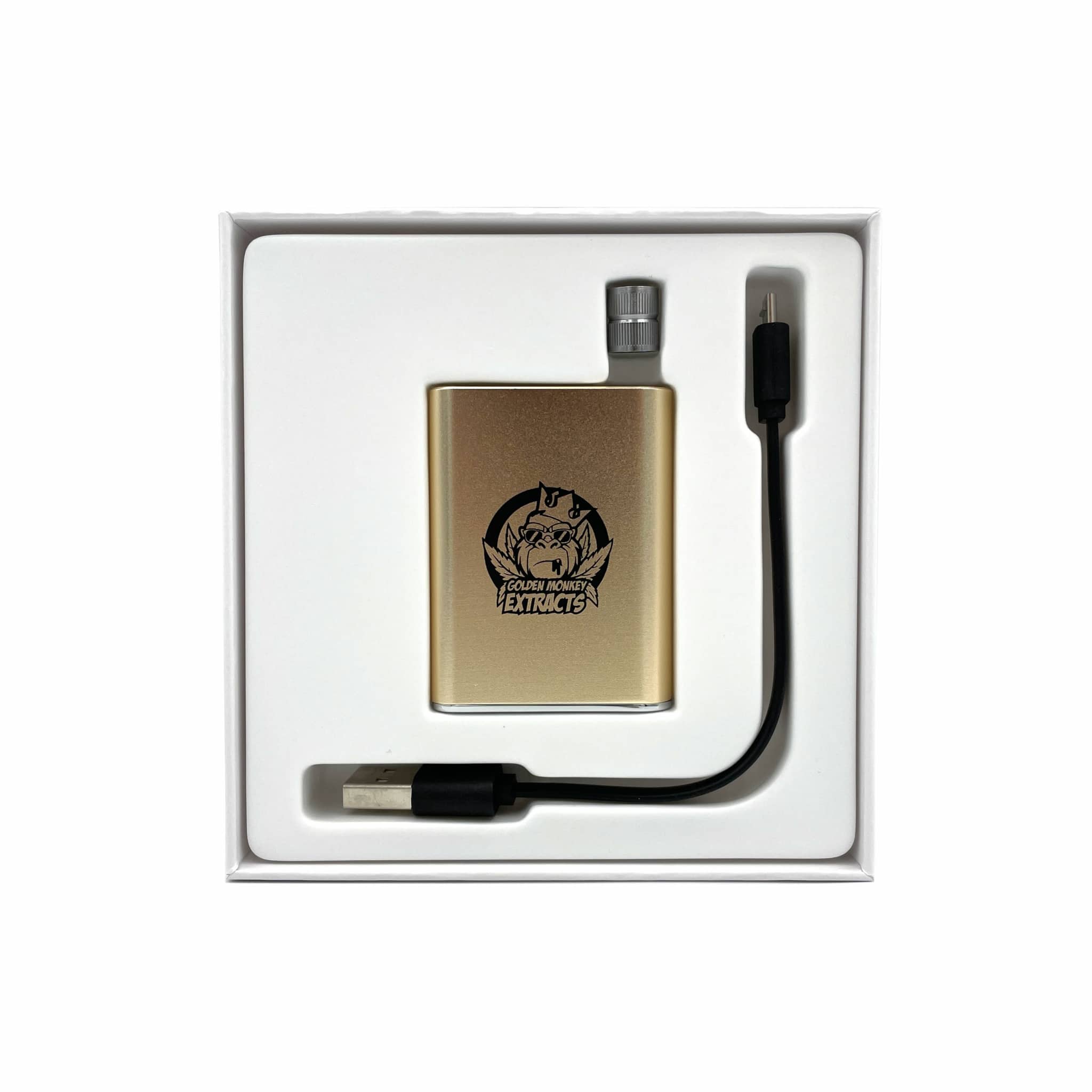 Golden Monkey Extracts - High-Performance 510 Thread Gold Plated Palm Battery