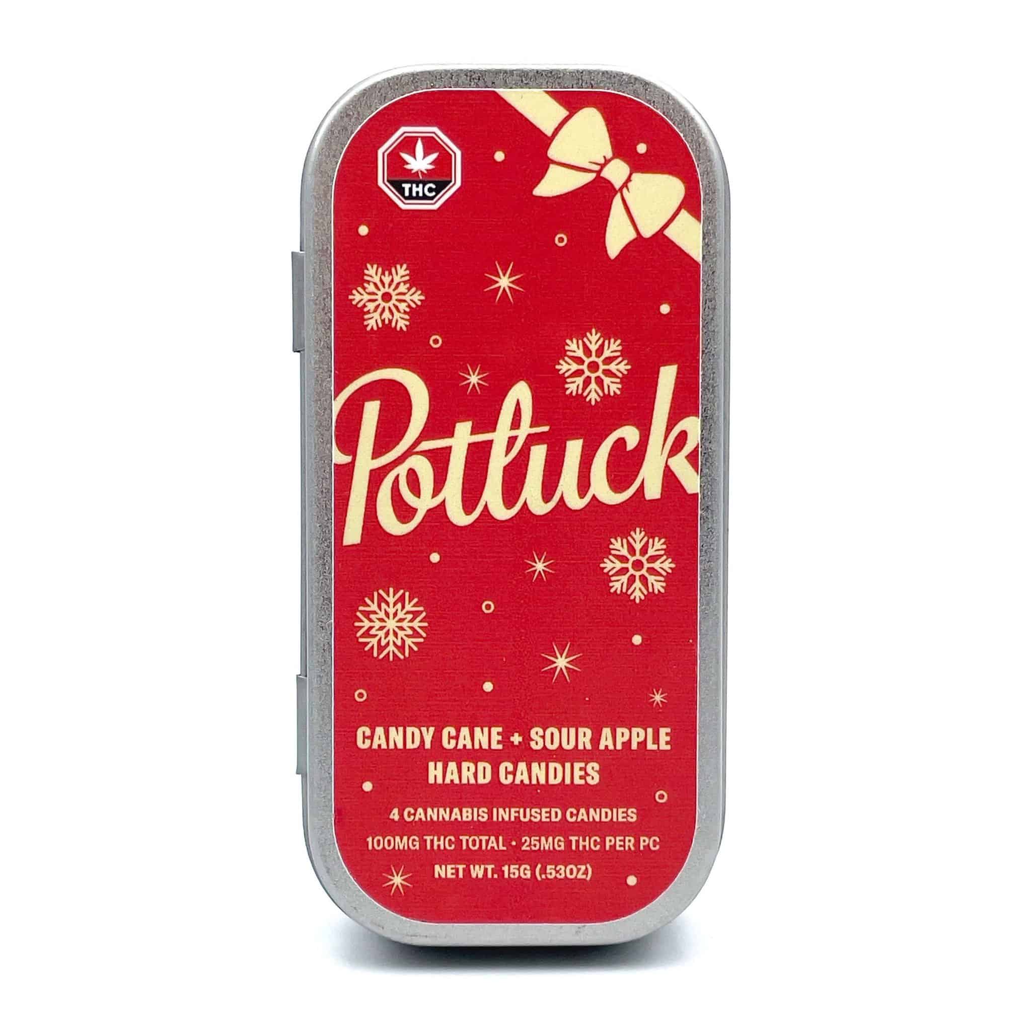 Potluck Hard Candy – Candy Cane & Sour Apple