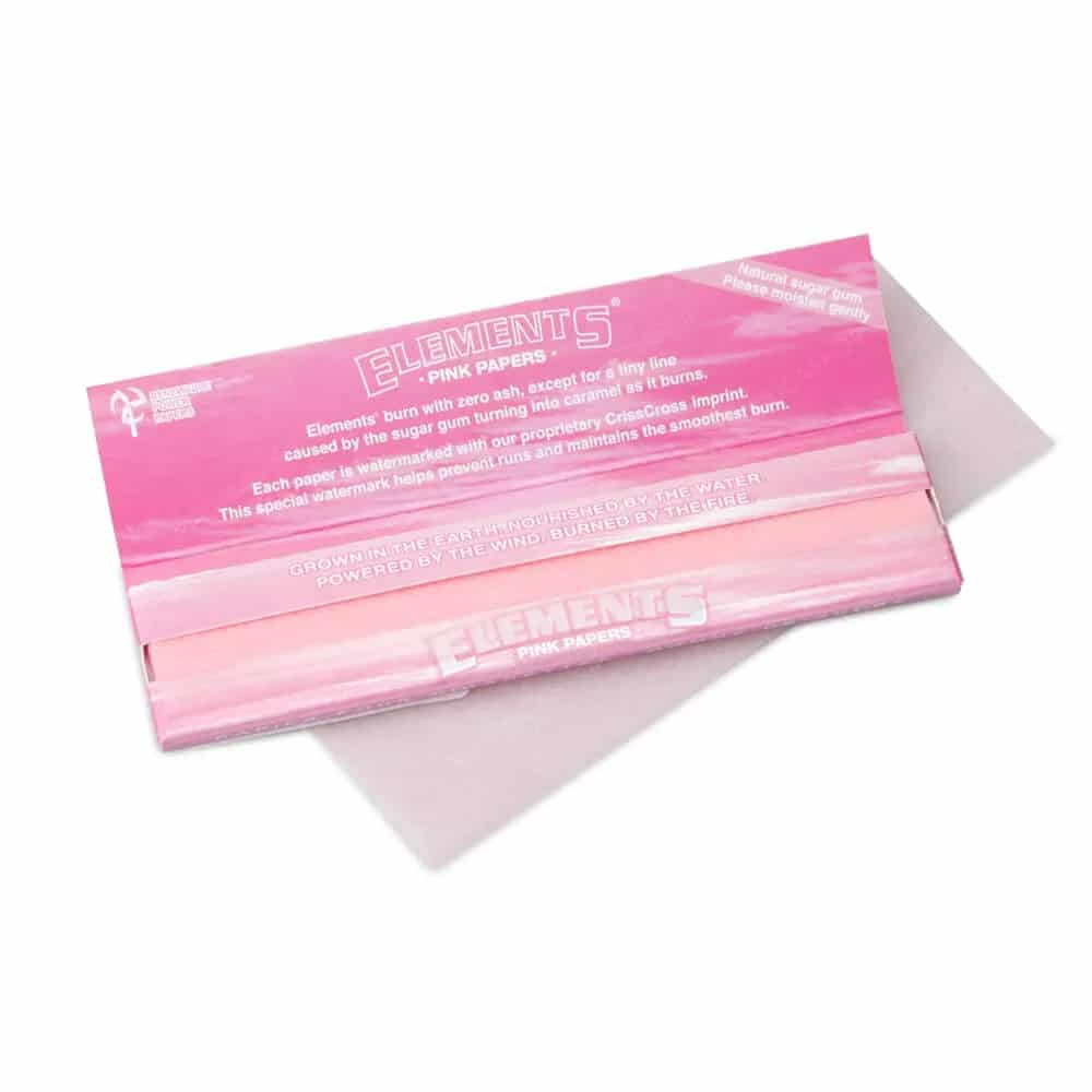 Elements Pink King Size Slim Papers