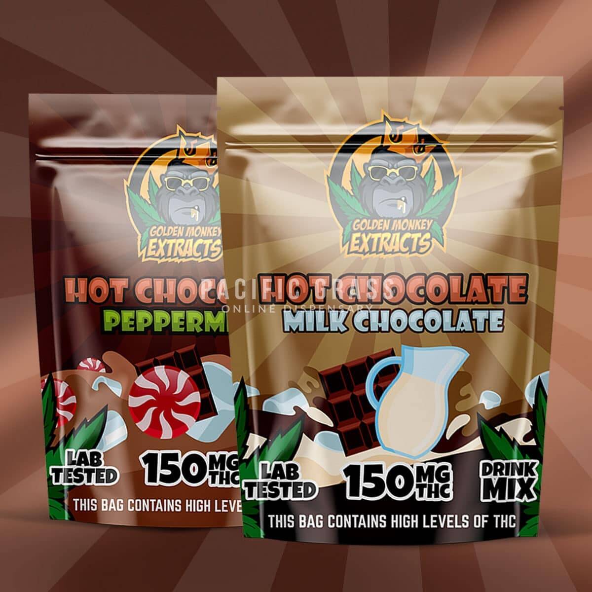 Golden Monkey Extracts – 150MG Hot Chocolate Drink Mix