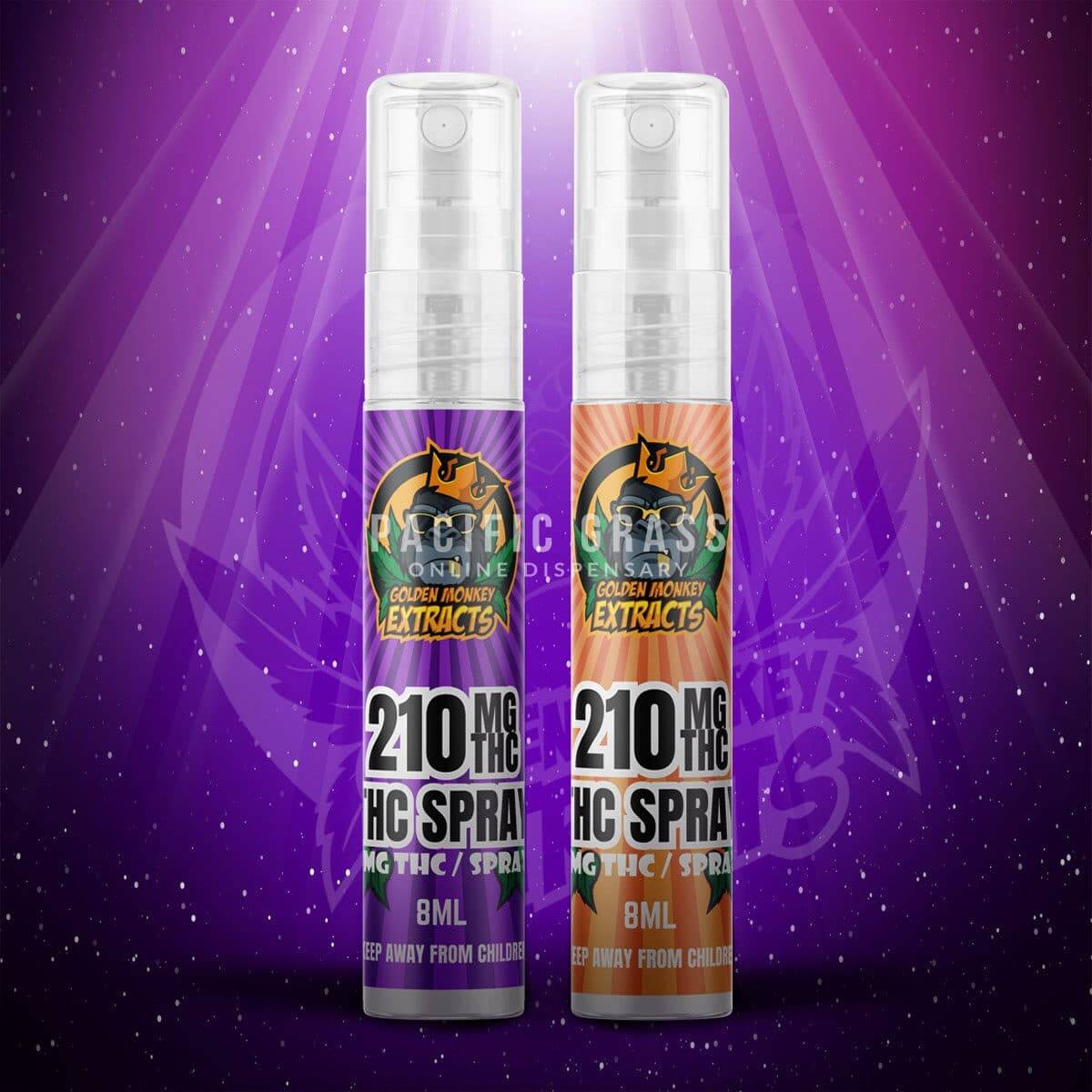 Golden Monkey Extracts – 210MG Sublingual THC Spray