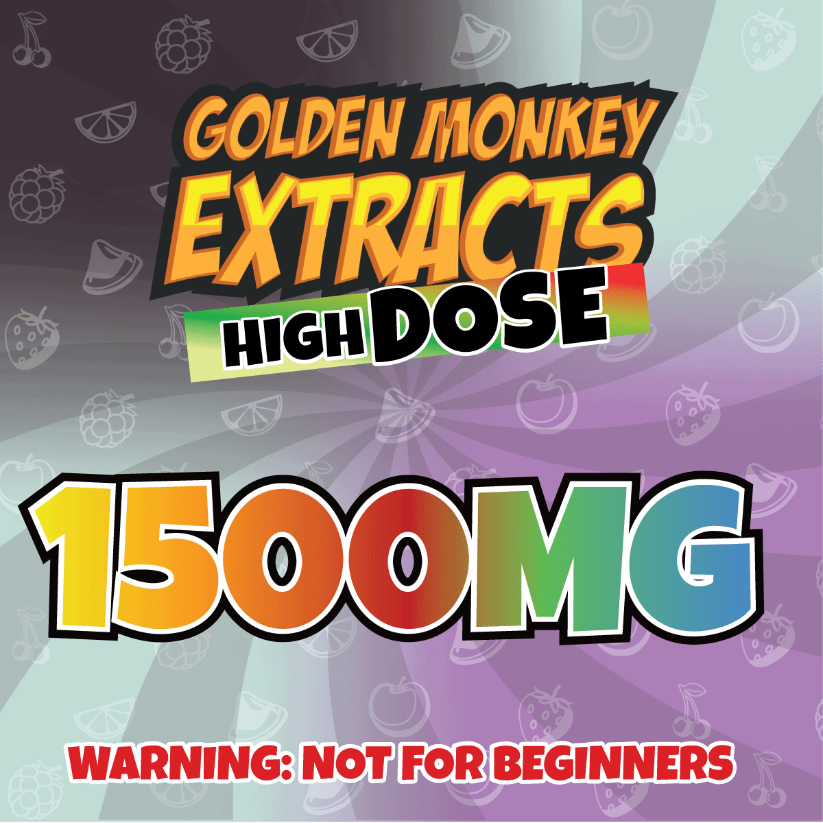 Golden Monkey Extracts – 1500MG – High Dose Gummy