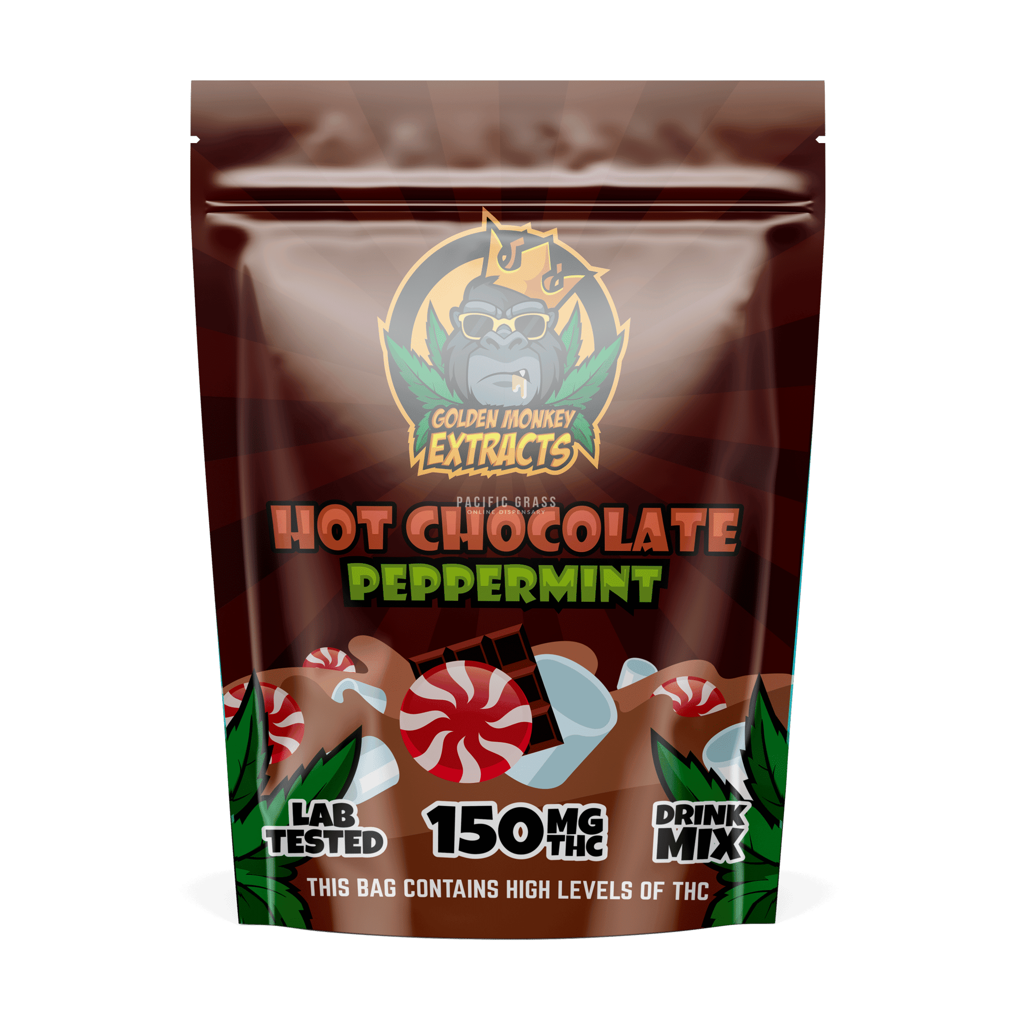 Golden Monkey Extracts - 150MG Hot Chocolate Drink Mix
