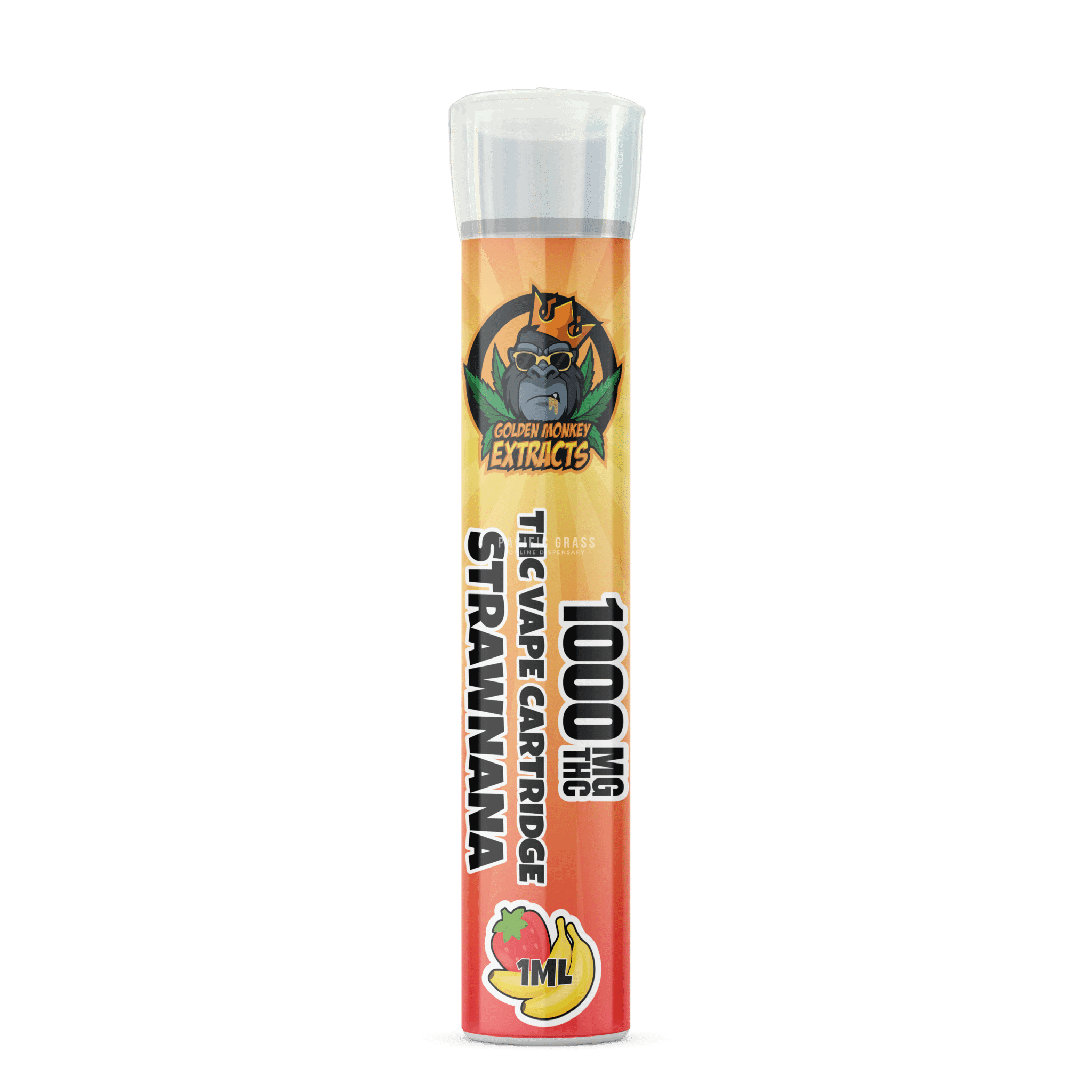Golden Monkey Extracts - Premium 1000MG THC Cartridges - 1ML