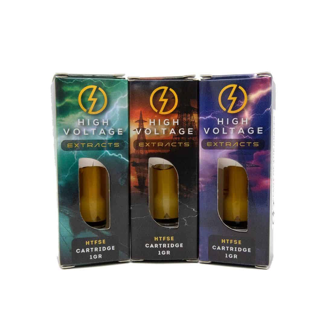 High Voltage Extracts - HTFSE + Distillate Cartridge