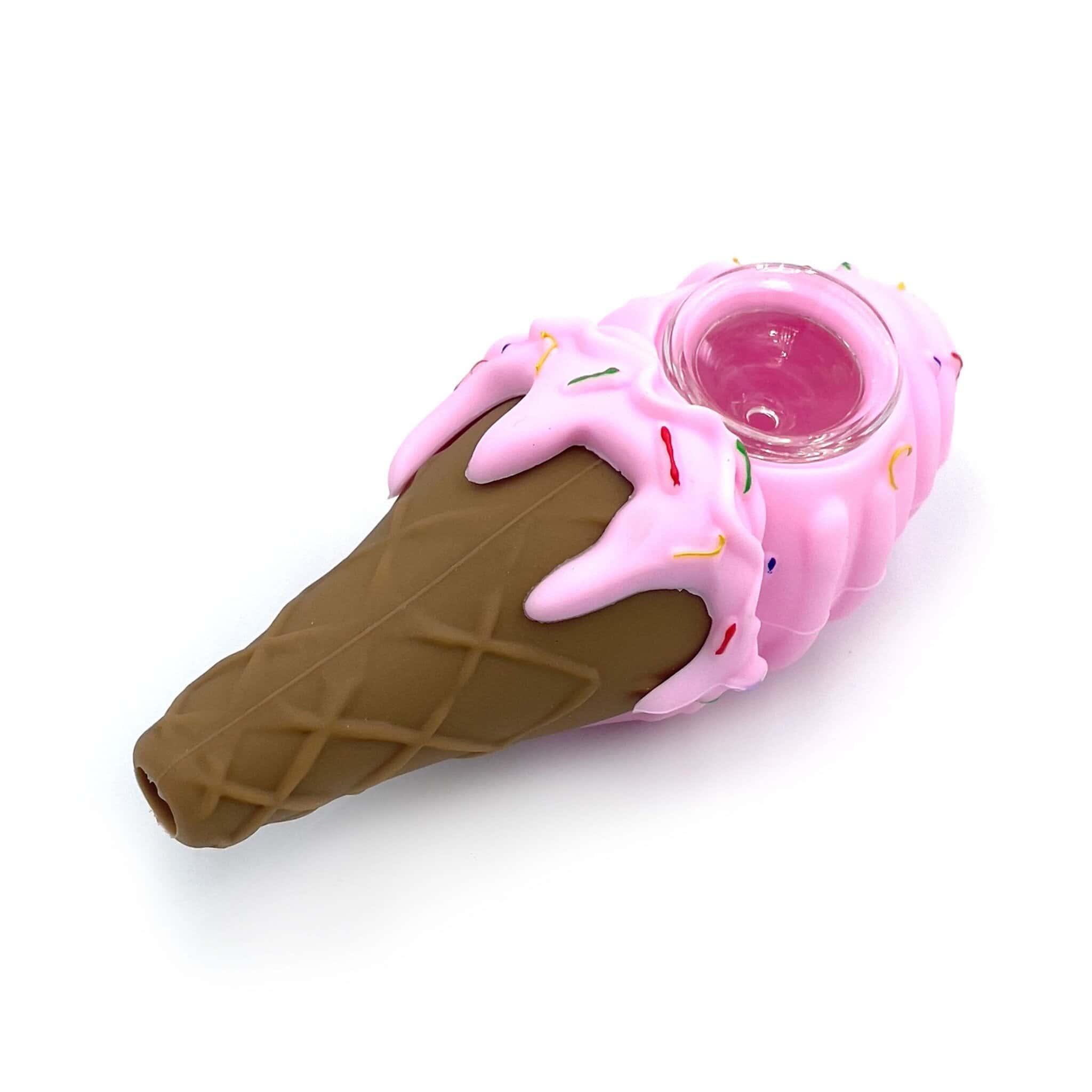 Ice Cream Cone Silicone Pipe