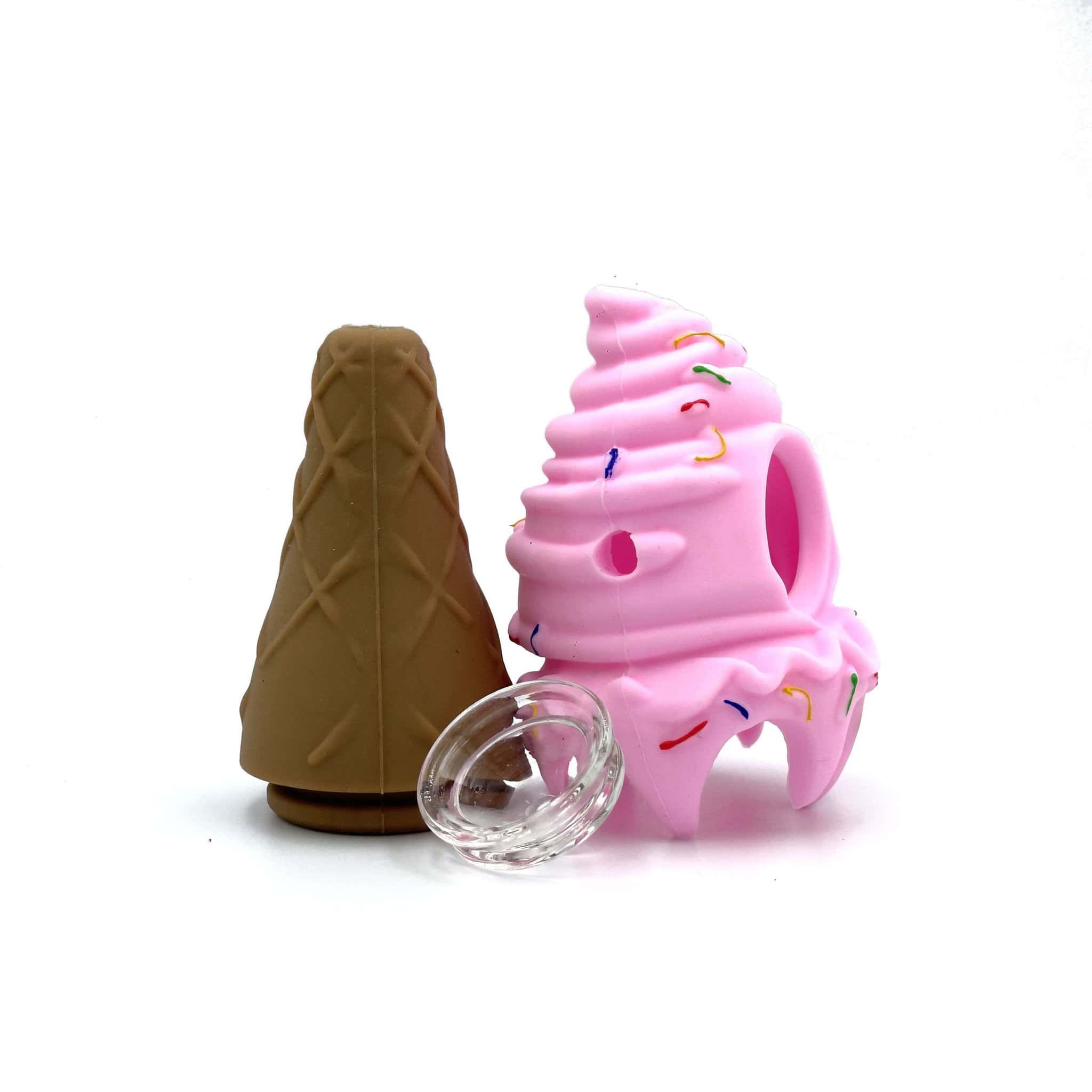 Ice Cream Cone Silicone Pipe