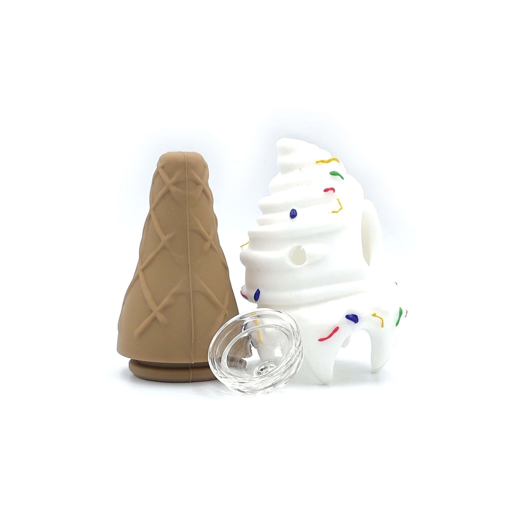Ice Cream Cone Silicone Pipe