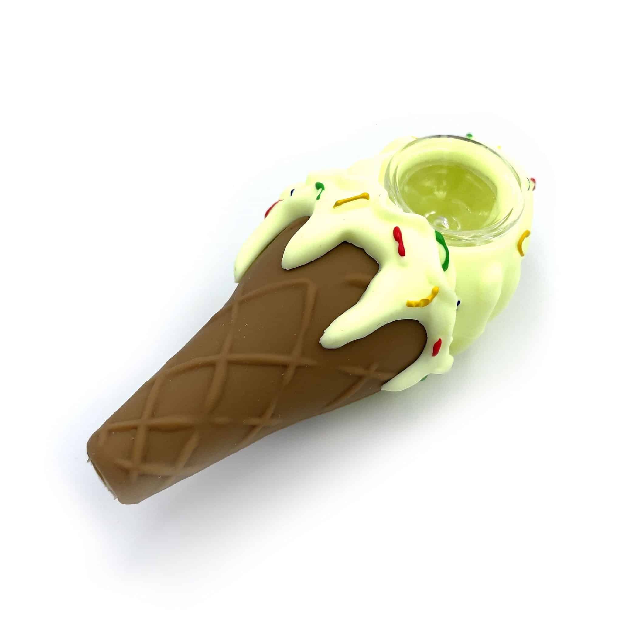 Ice Cream Cone Silicone Pipe