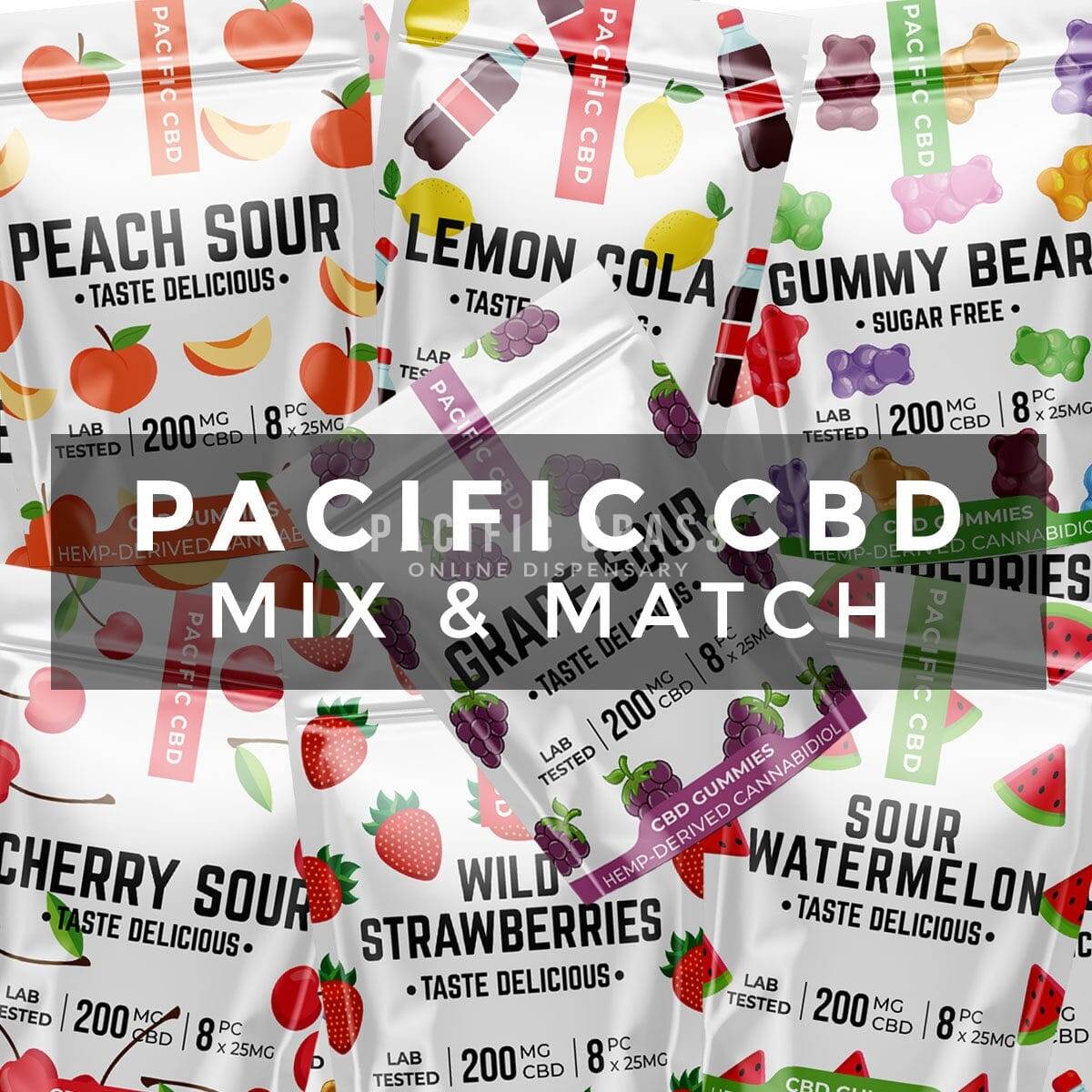 Pacific CBD Gummies Mix & Match