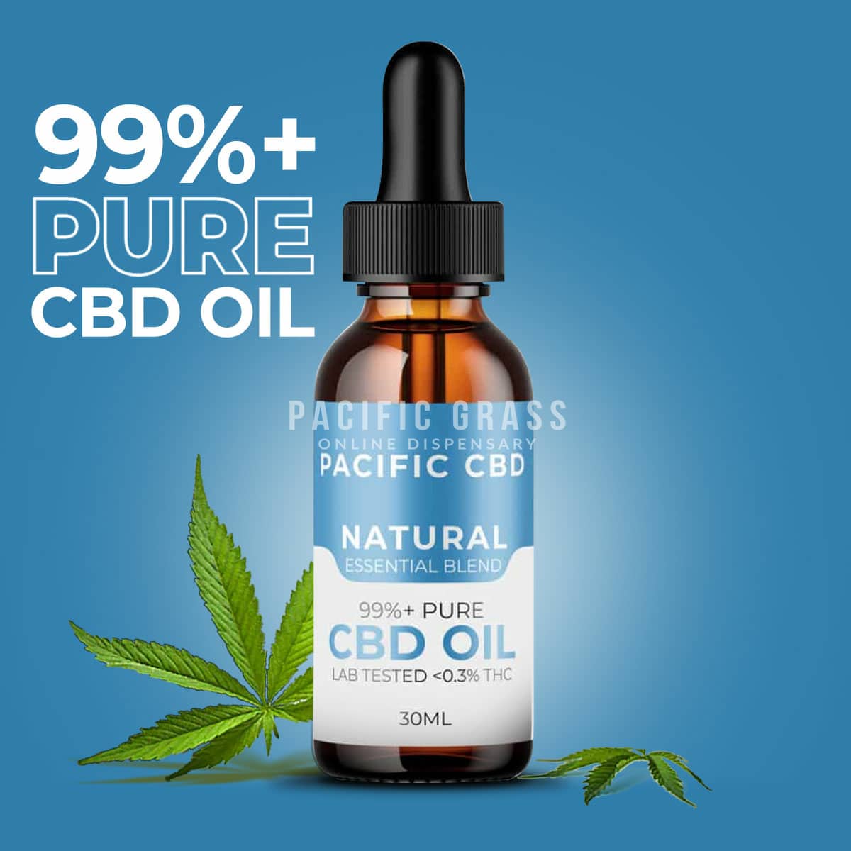 Pacific CBD Tincture – Essential Blend – Natural