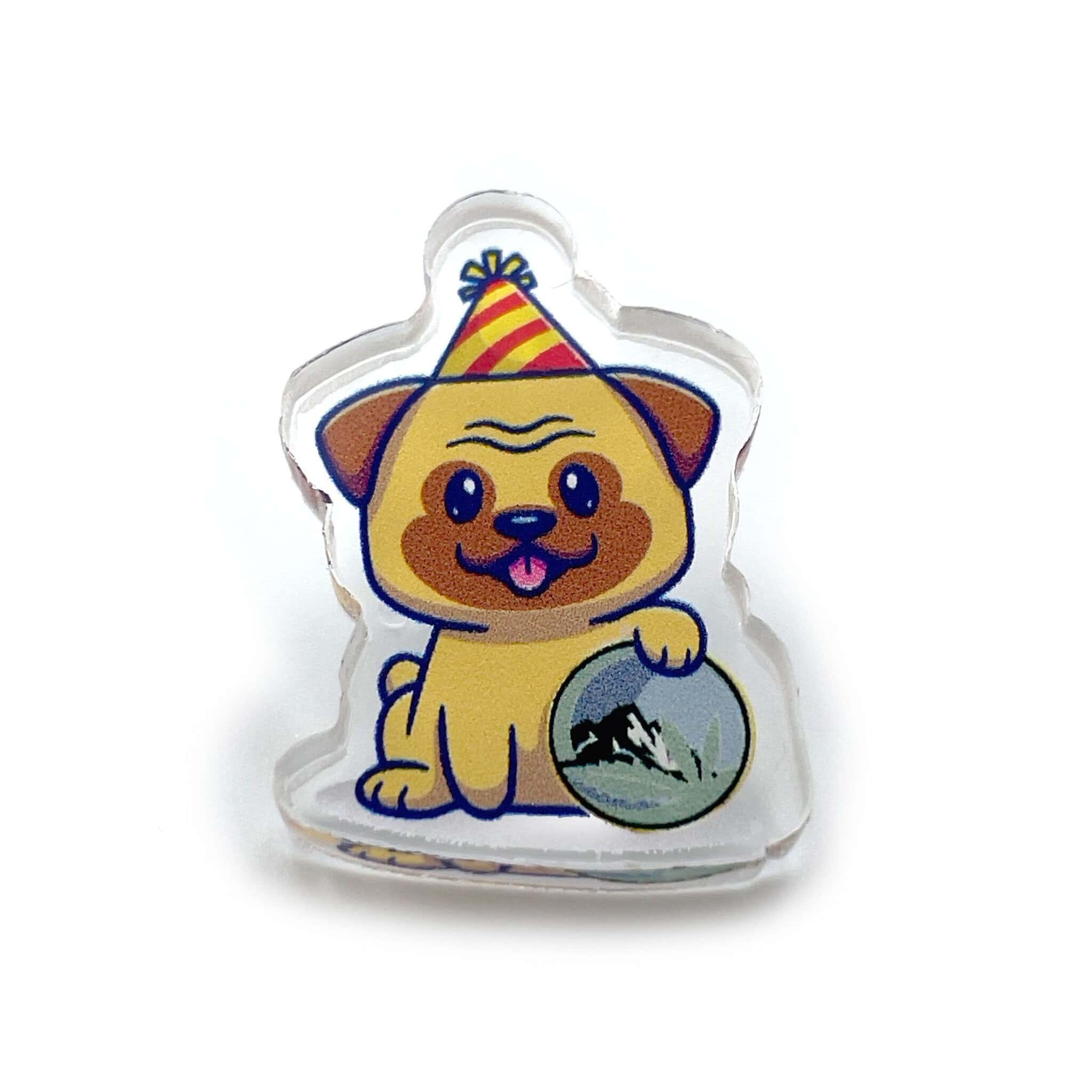 Pacific Grass 3 Year Anniversary Acrylic Pin