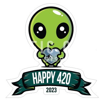 Pacific Grass 4/20 Magnet