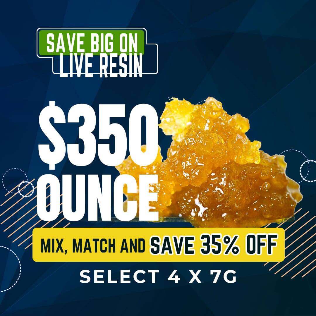$350 Ounce Live Resin Deal