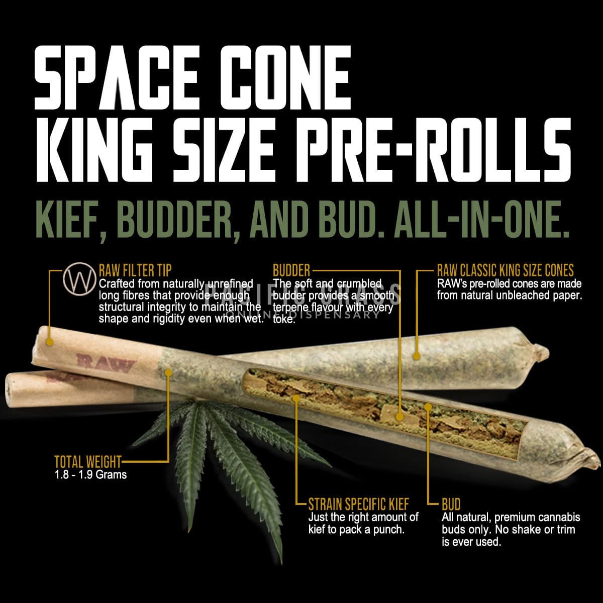 Space Cone King Size Pre-Rolls