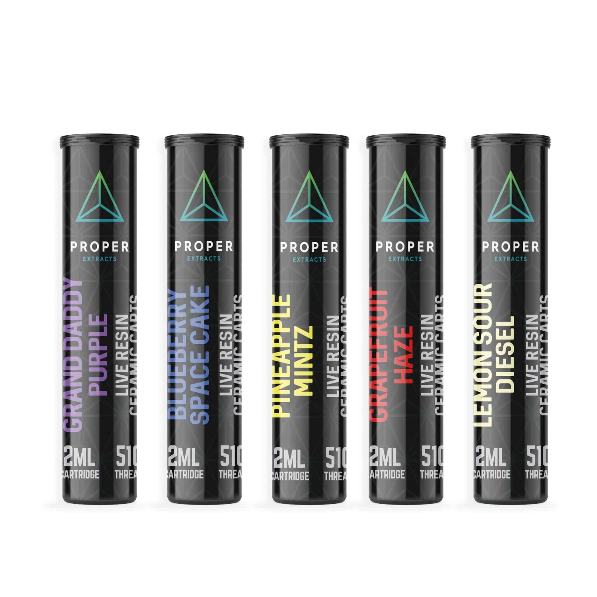 Proper Extracts Live Resin Vape Cartridge – 2ML