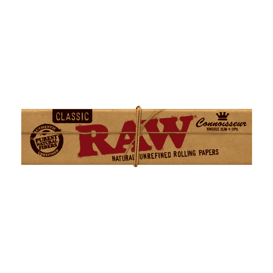 RAW Classic Connoisseur Pack – King Size Slim W/ Tips