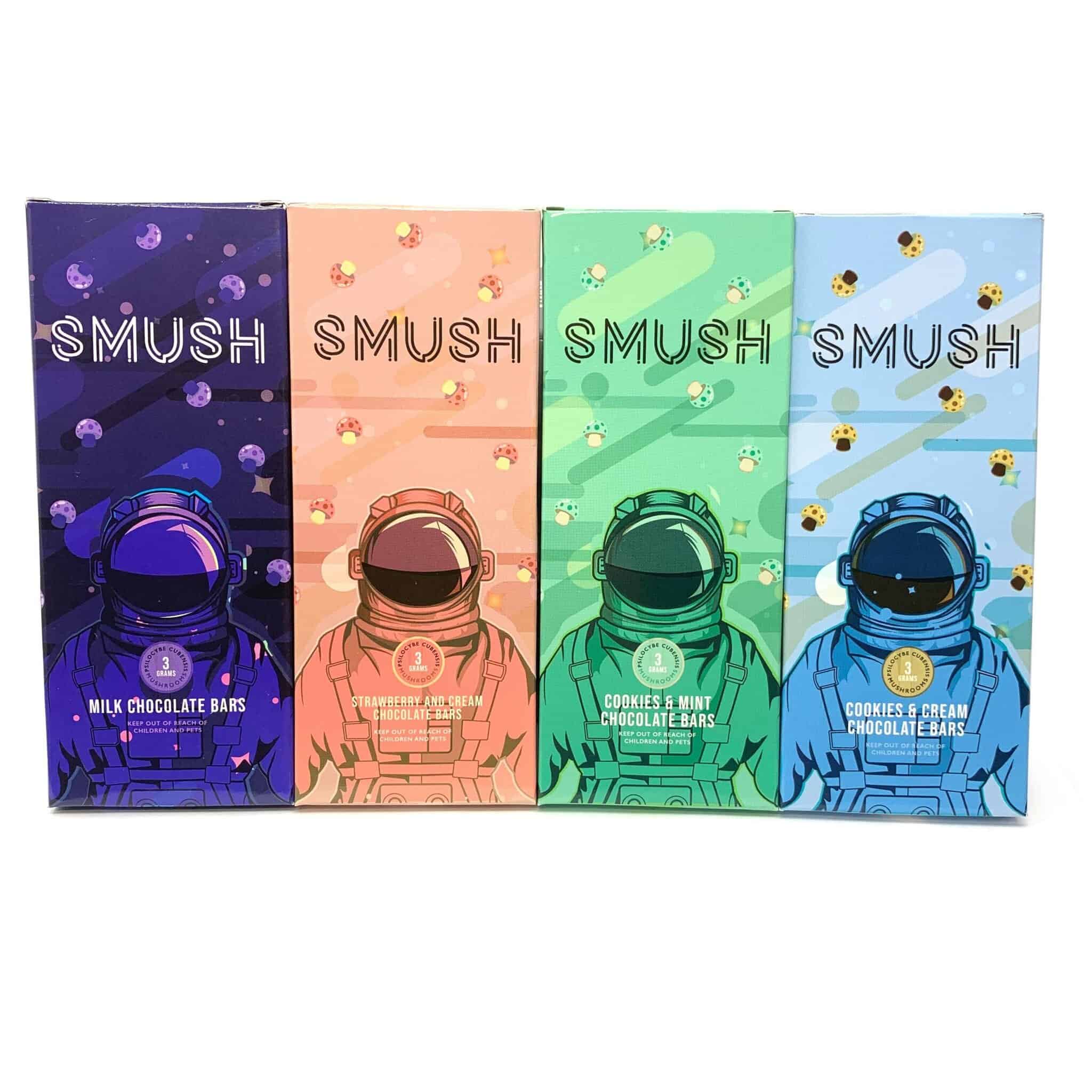 Smush – Mushroom Chocolate Bars