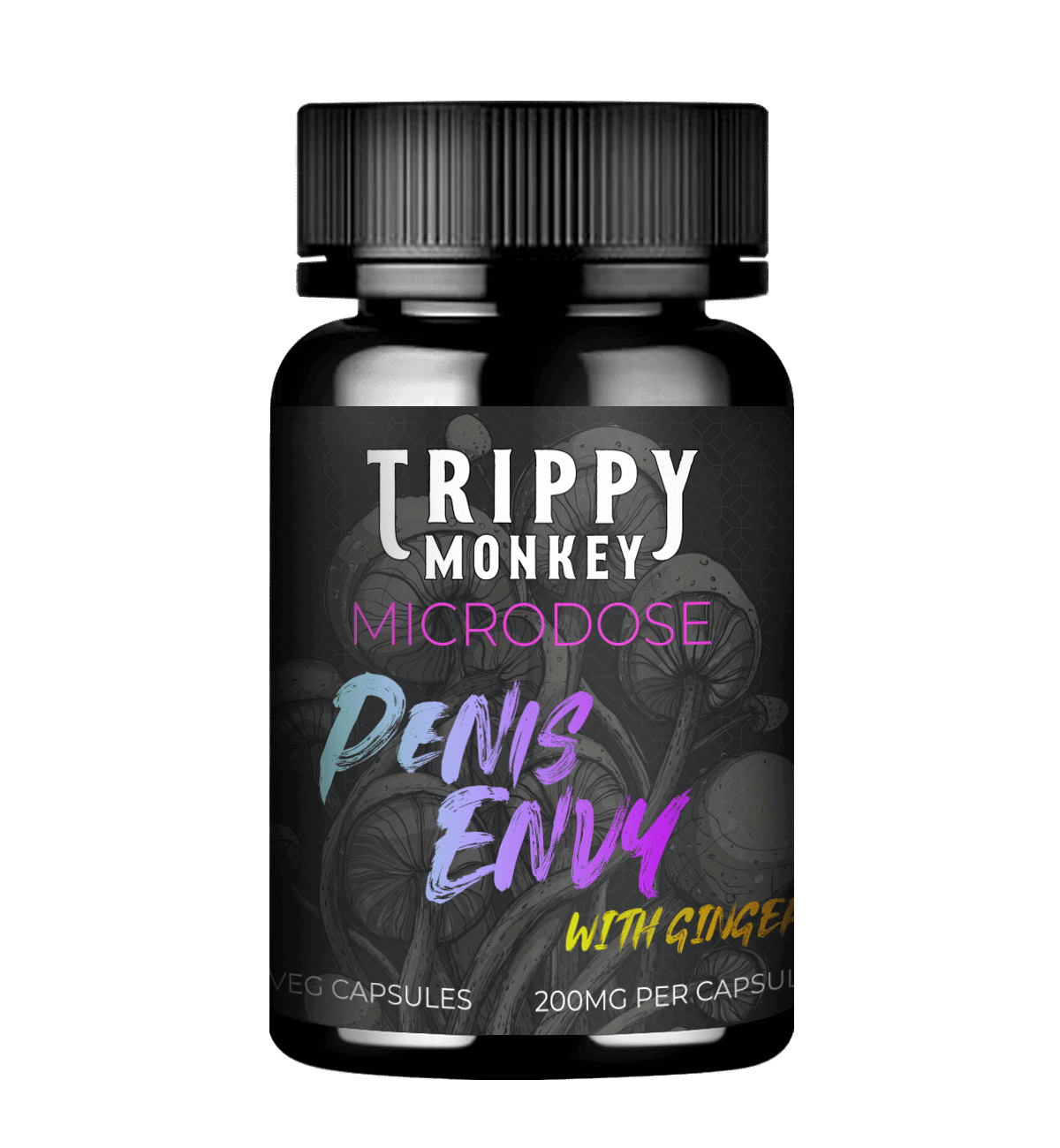 Trippy Monkey - Microdose Capsules - 3000mg - 15 x 200mg