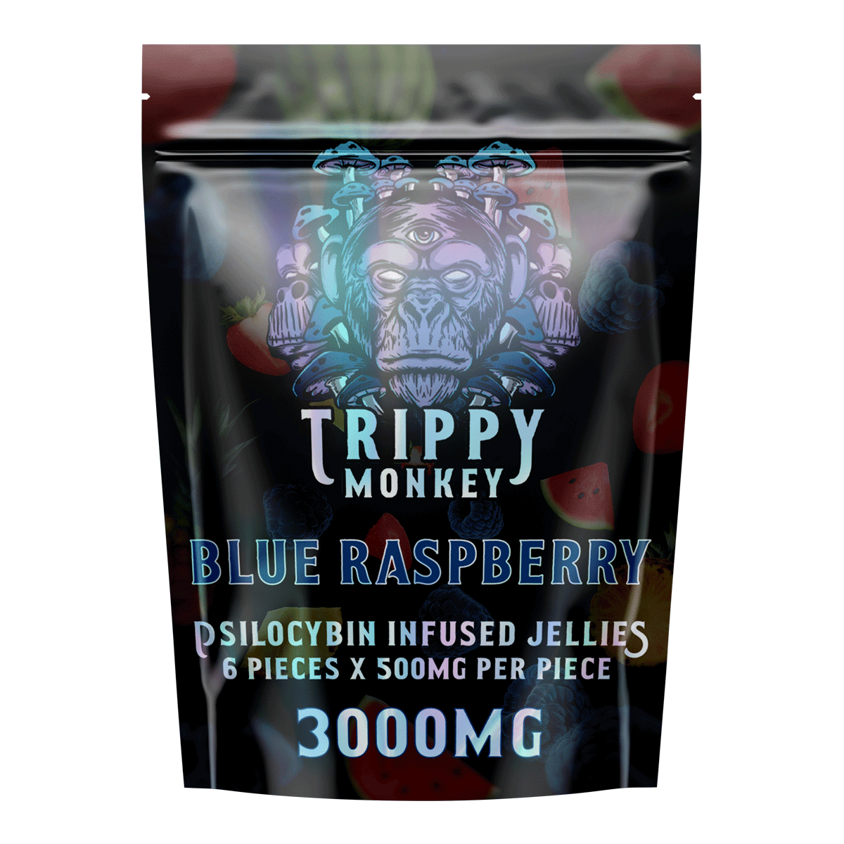 Trippy Monkey - Psilocybin Jellies - 3000mg