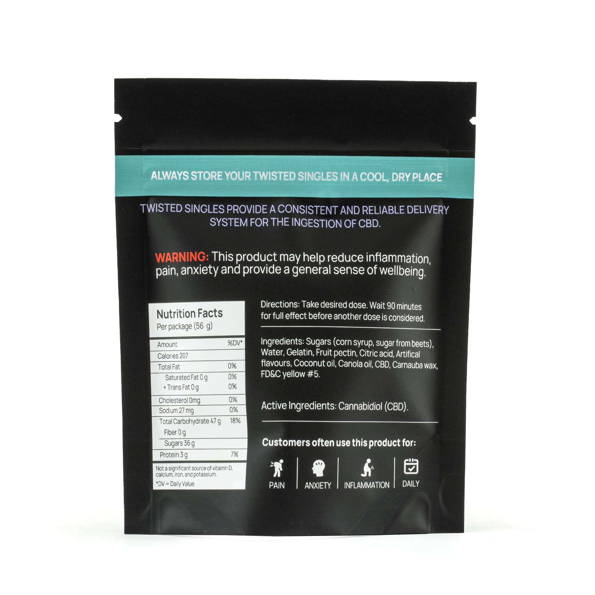 Twisted Edibles - Singles - CBD