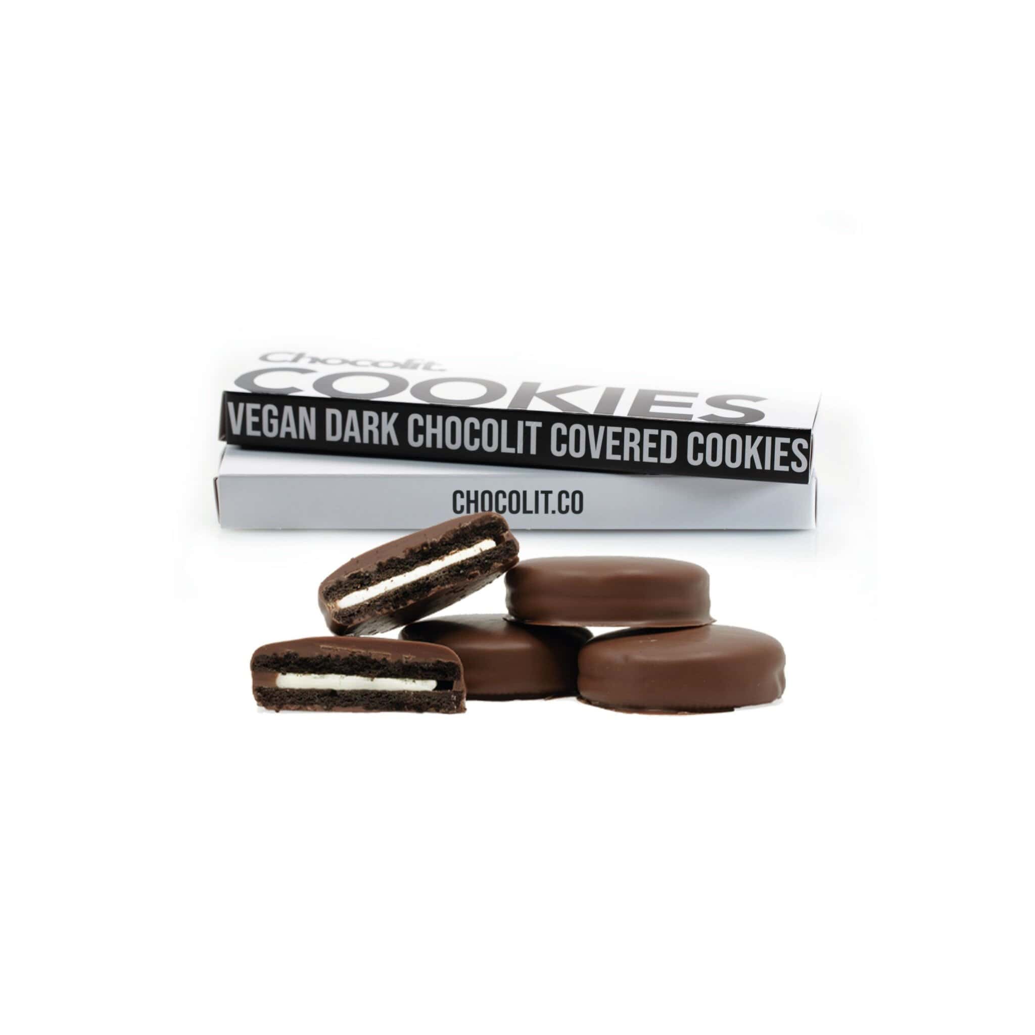 Chocolit. Chocolate Covered Cookies