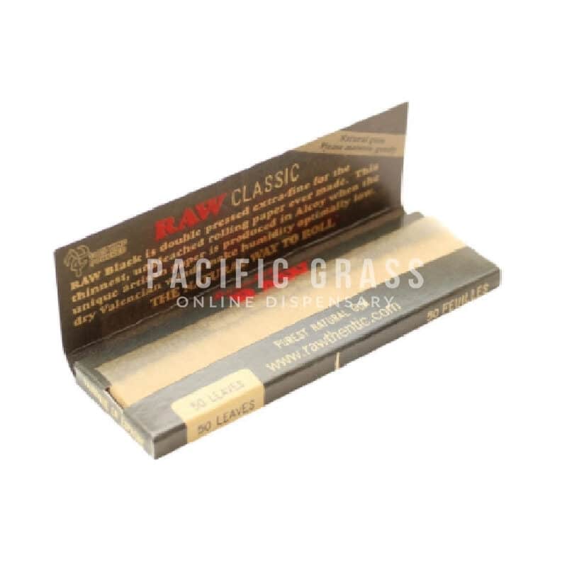 RAW Black Classic - Rolling Paper- 1 1/4 Size