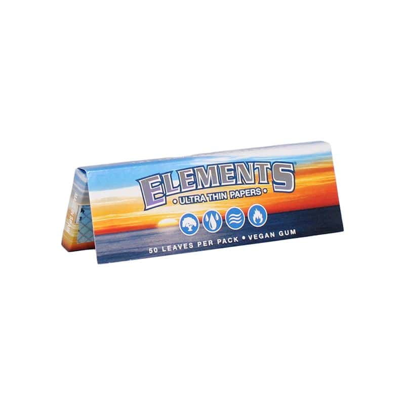 Elements Ultra Thin Rice Rolling Paper – 1 1/4 Size