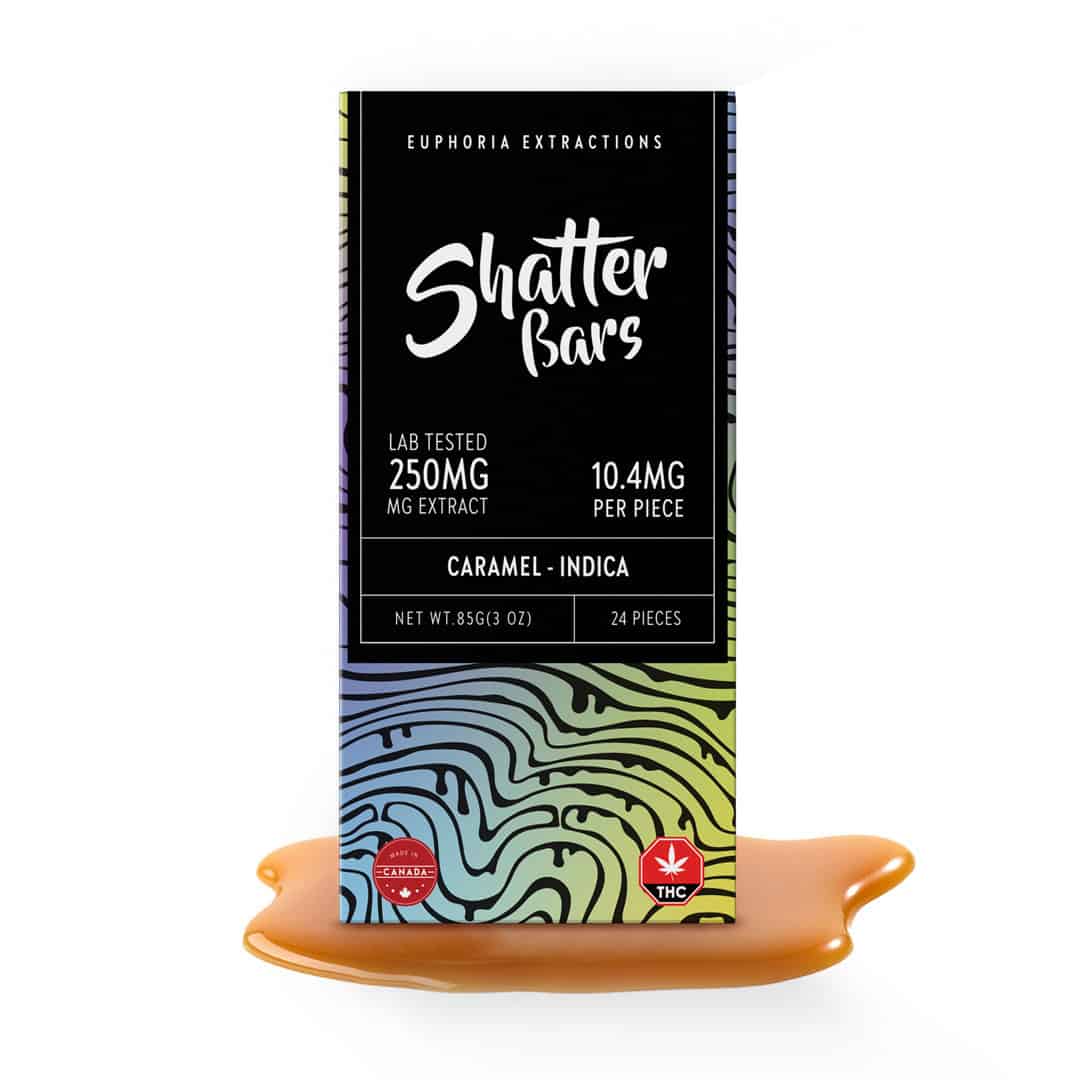 Euphoria Extractions – Shatter Bars – 250mg
