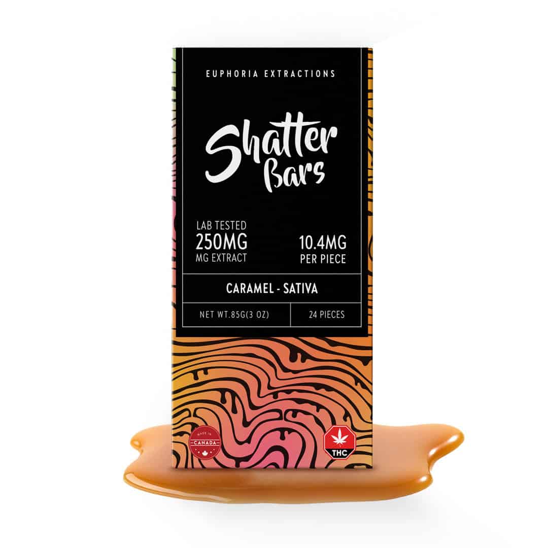 Euphoria Extractions - Shatter Bars - 250mg