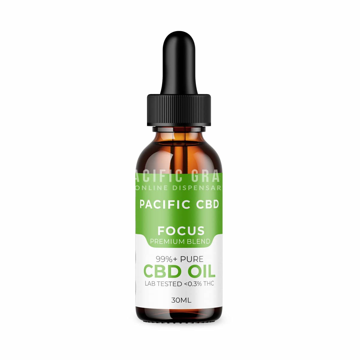 Pacific CBD Tincture - Premium Blend - Focus