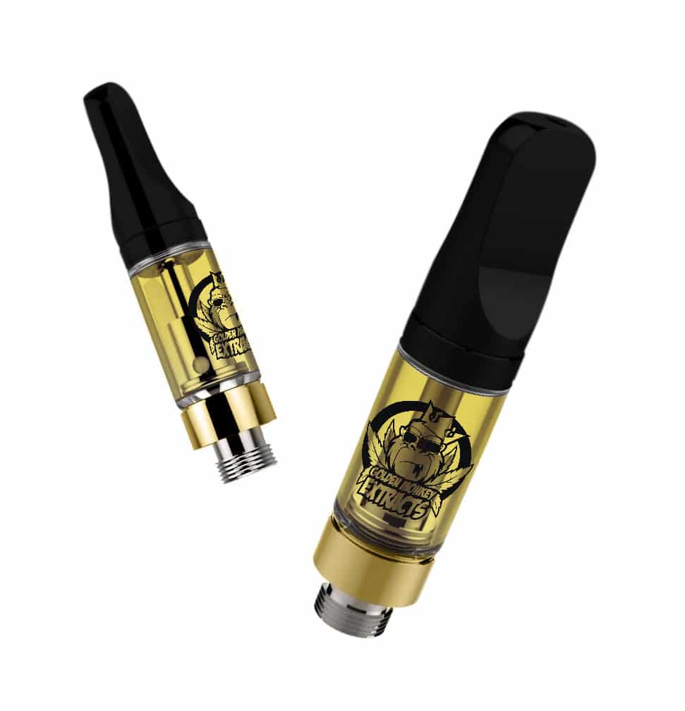 Golden Monkey Extracts - Premium 1000MG THC Cartridges - 1ML