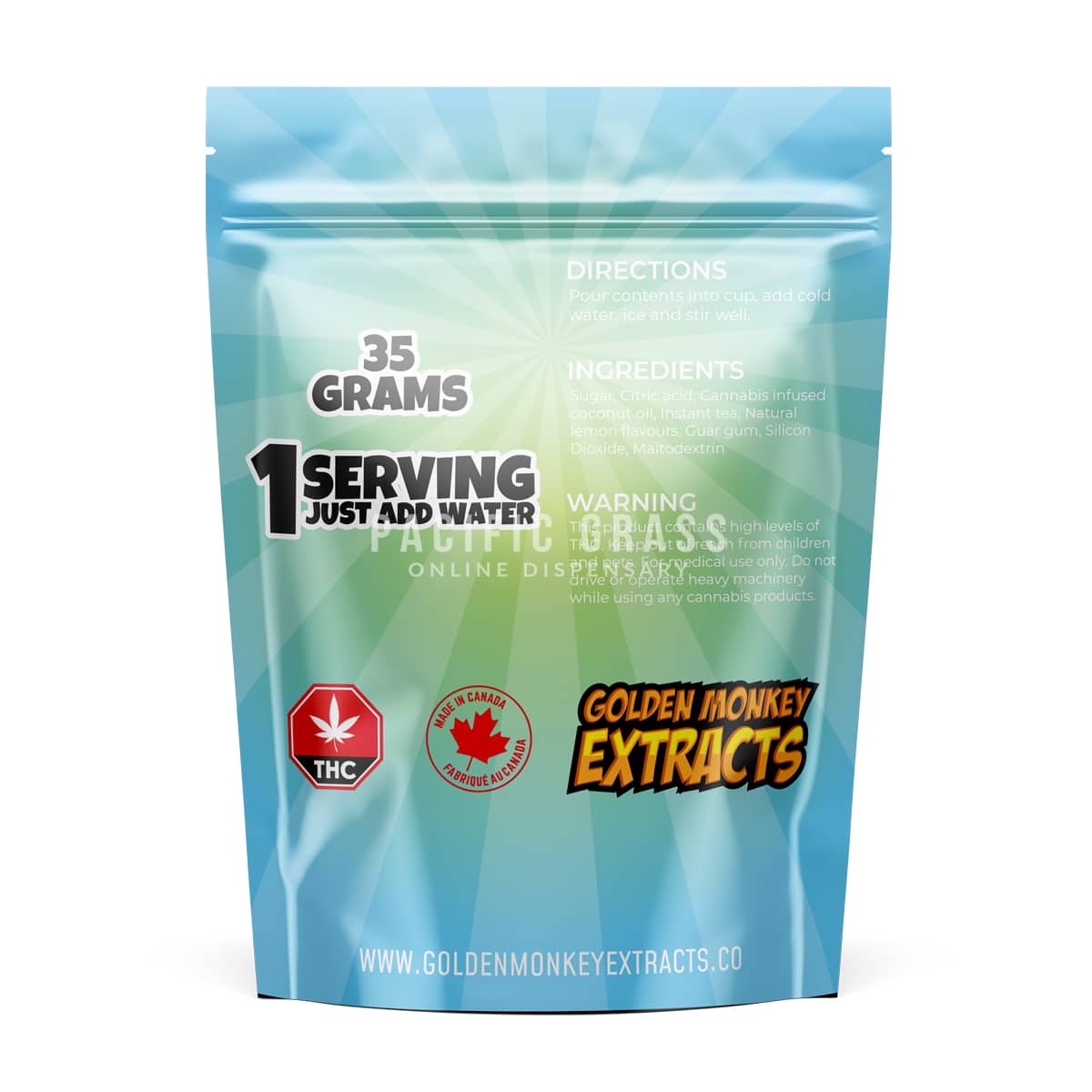 Golden Monkey Extracts - 150MG - Iced Tea