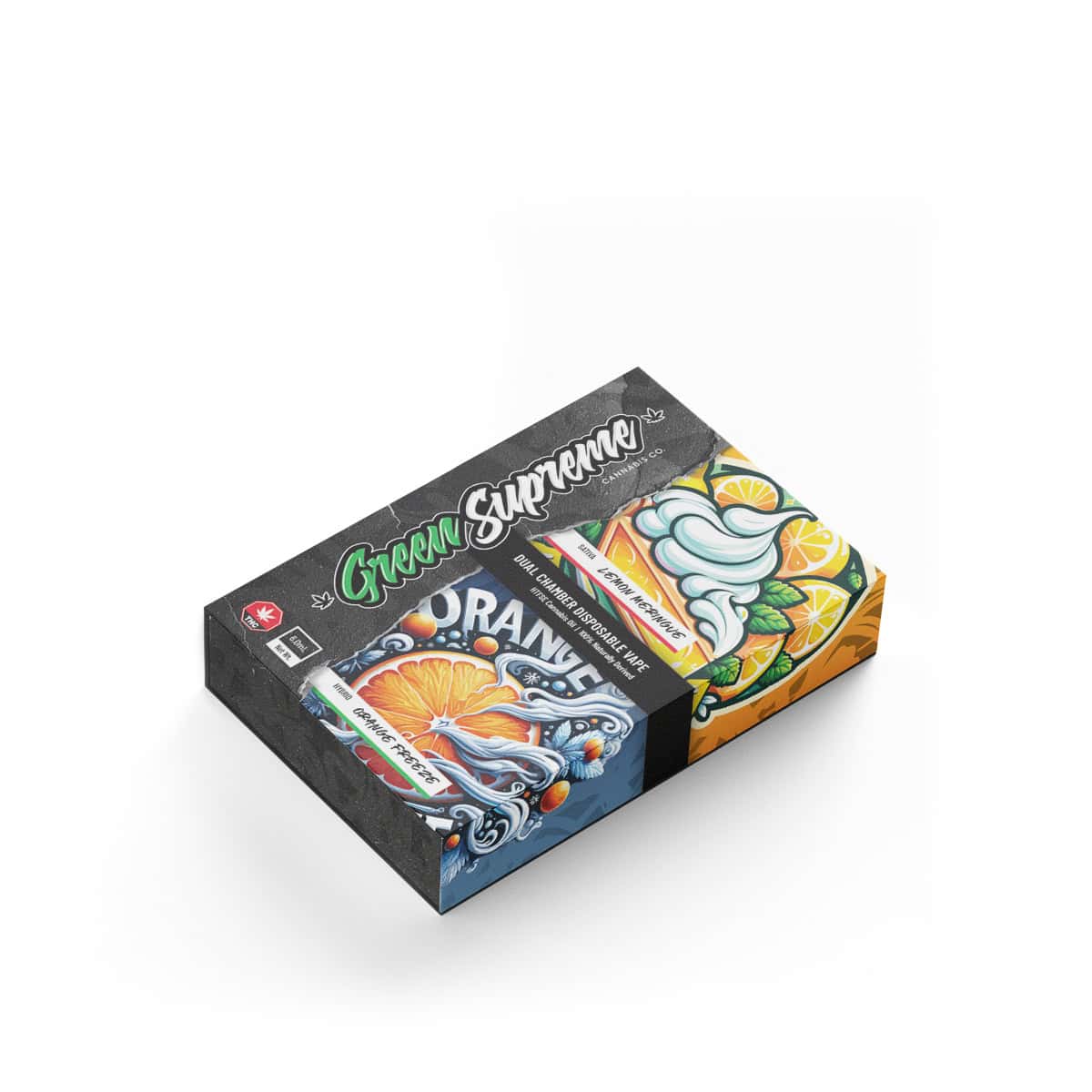 Green Supreme HTFSE Dual Chamber Disposable Vape - 6mL