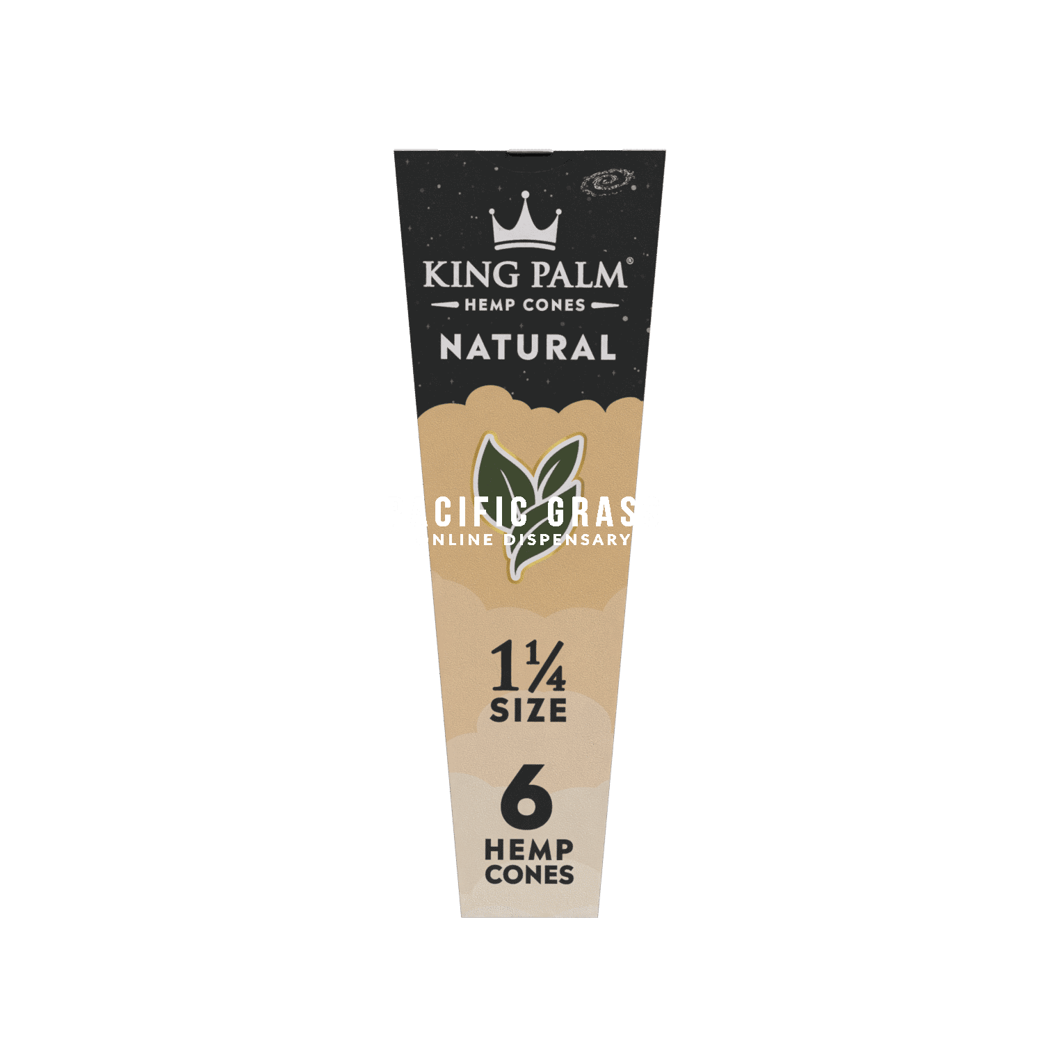 King Palm - Hemp Cones - 1.25" - 6 Pack