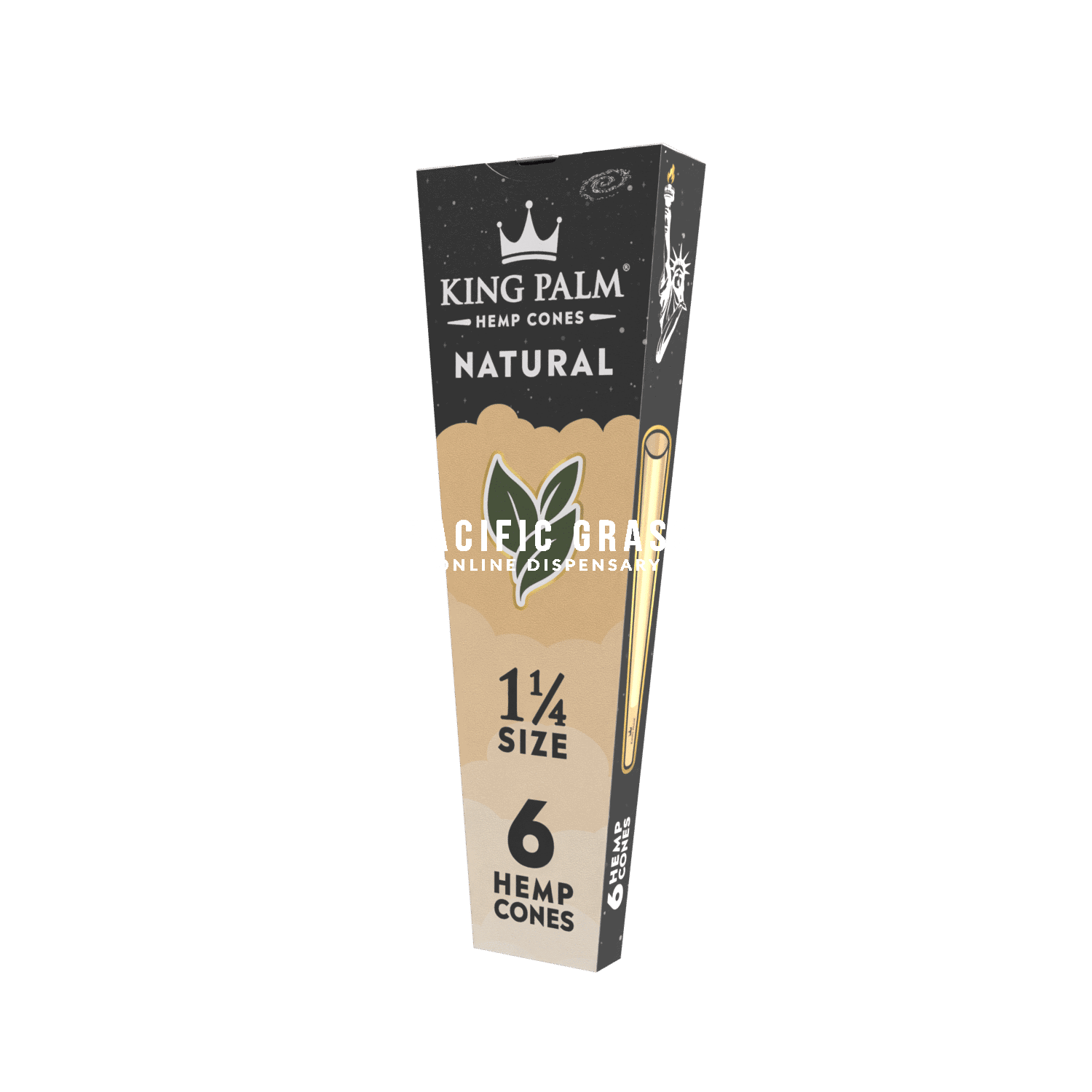 King Palm - Hemp Cones - 1.25" - 6 Pack