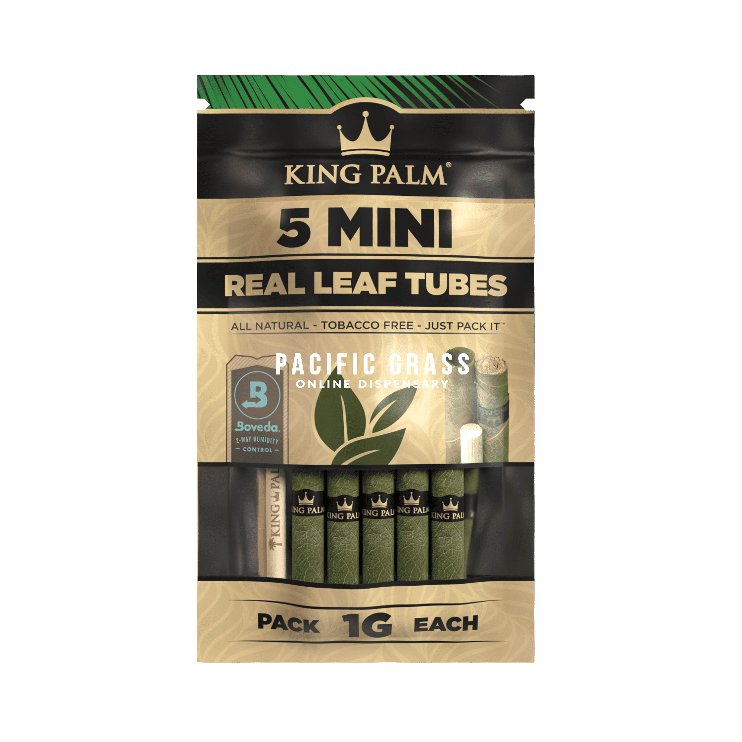King Palm Natural Mini Rolls (5 pack)