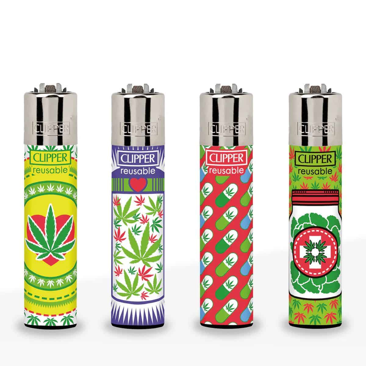 Medical Leaf Pill Clipper Lighter