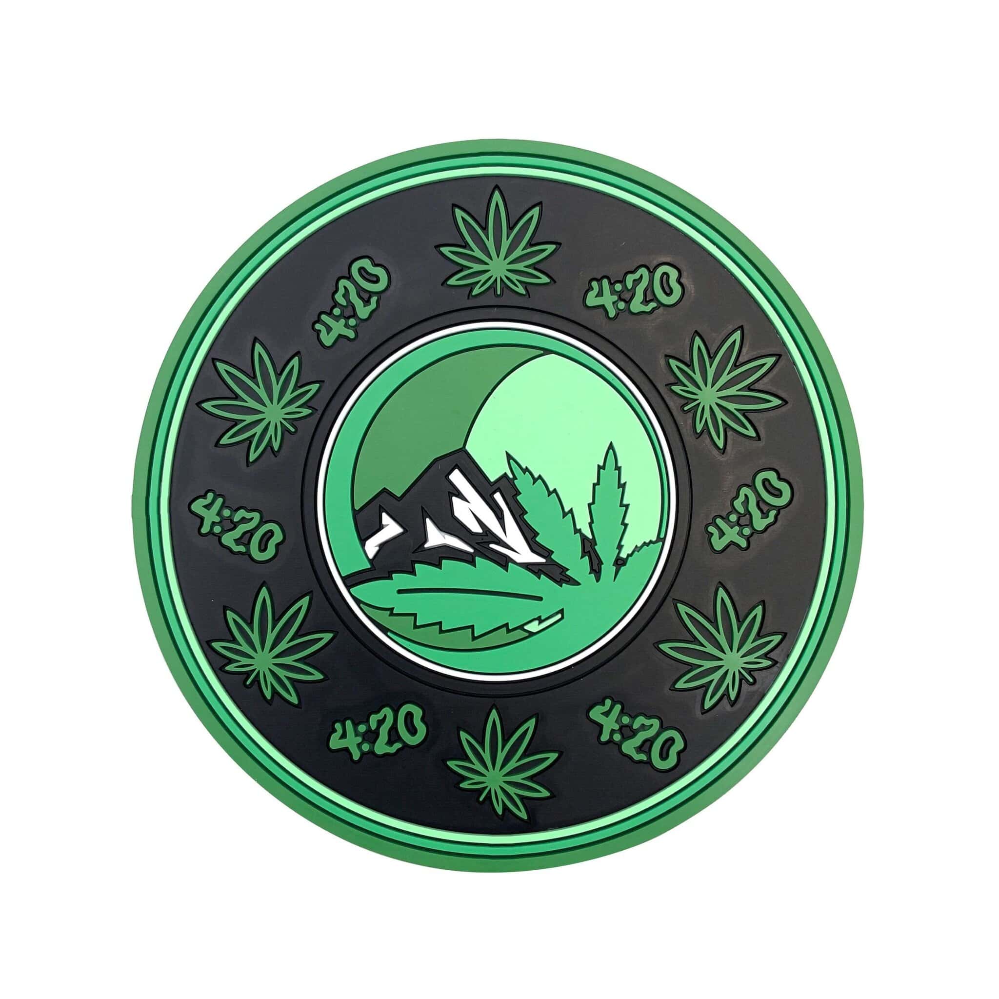 Pacific Grass 4/20 Silicone Coaster