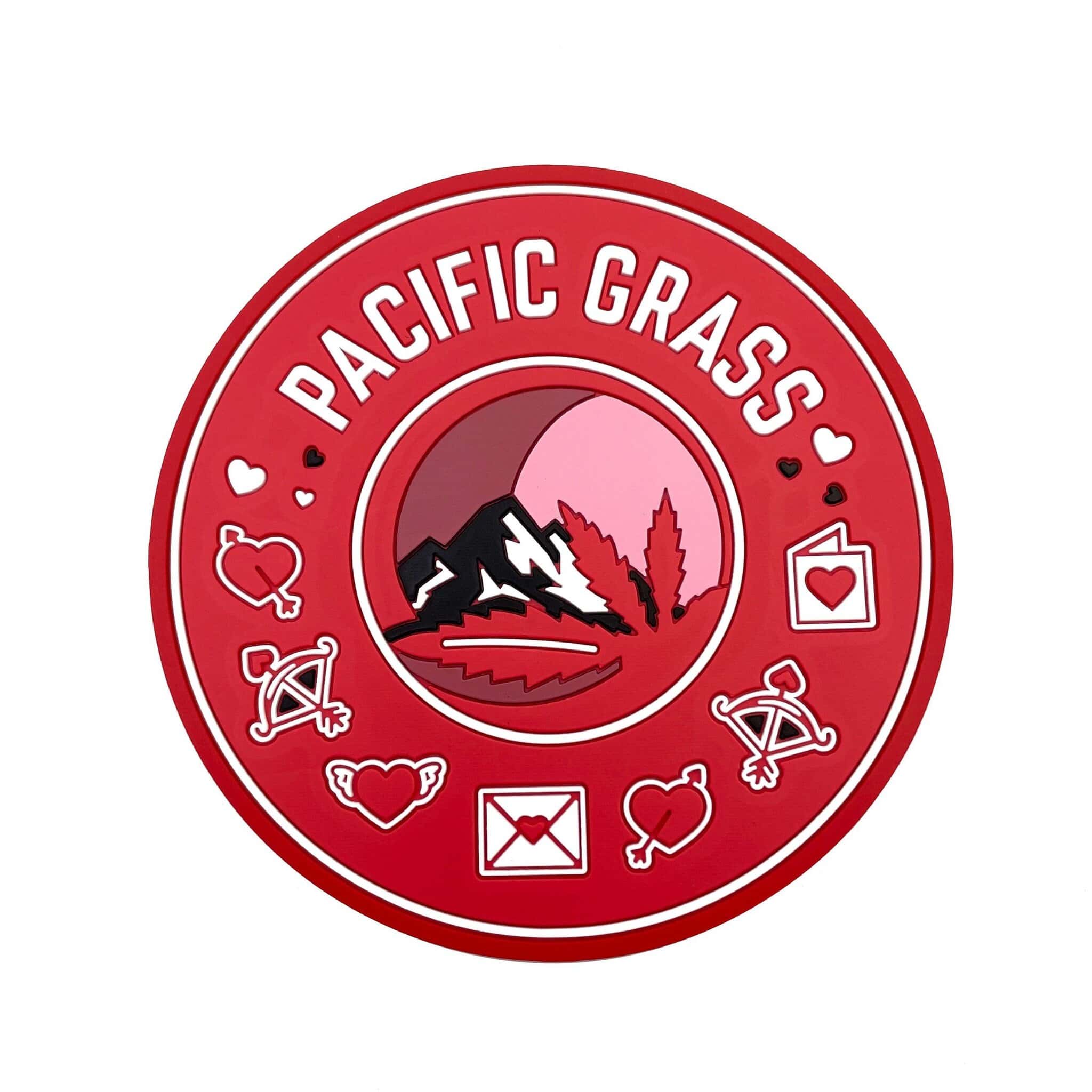 Pacific Grass Valentine's Silicone Coaster
