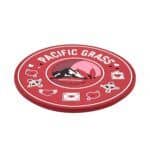Pacific Grass Valentine's Silicone Coaster