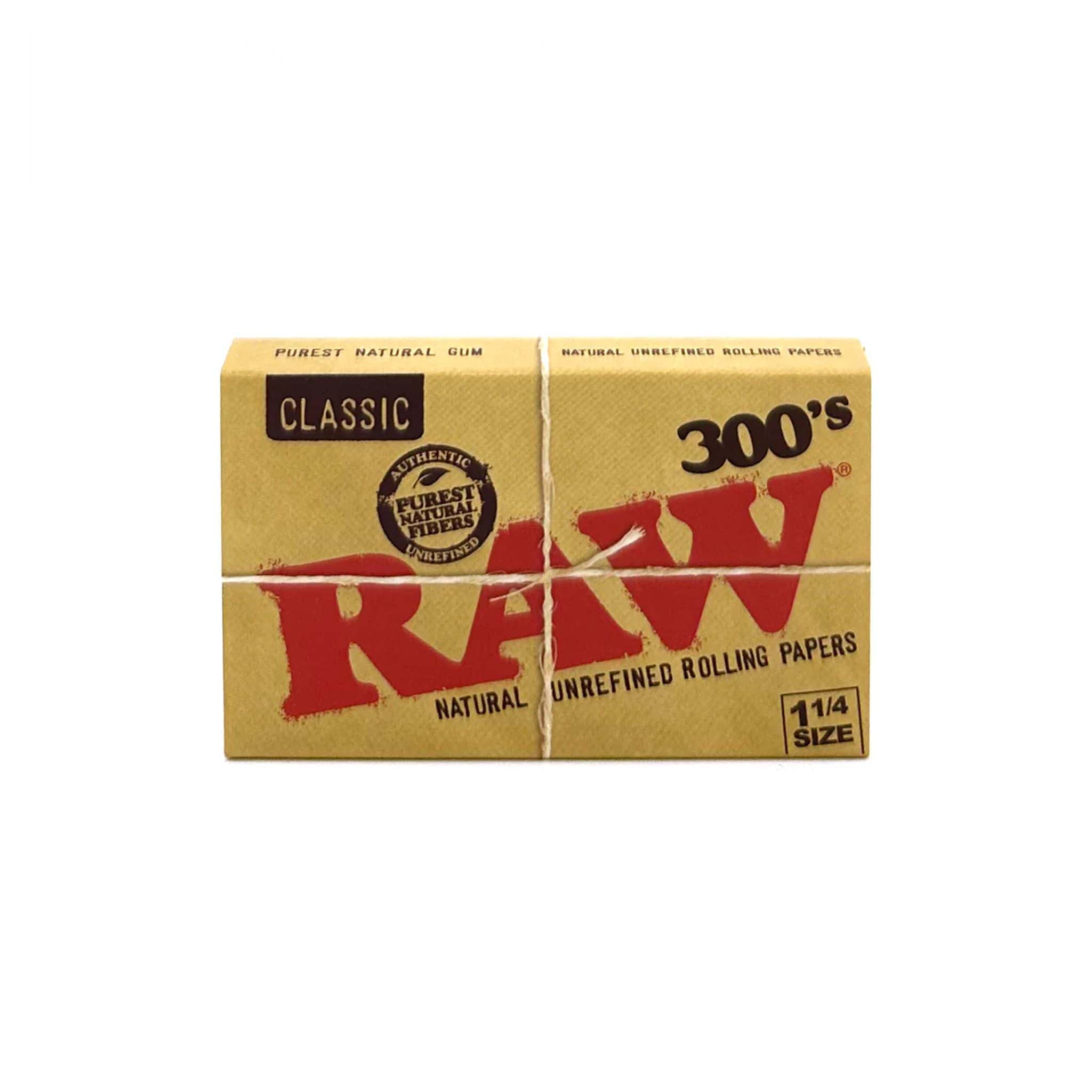 Raw Classic – 300’s Pack Rolling Papers – 1¼