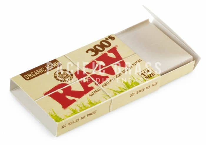 Raw Organic Hemp - 300's Pack - 1¼