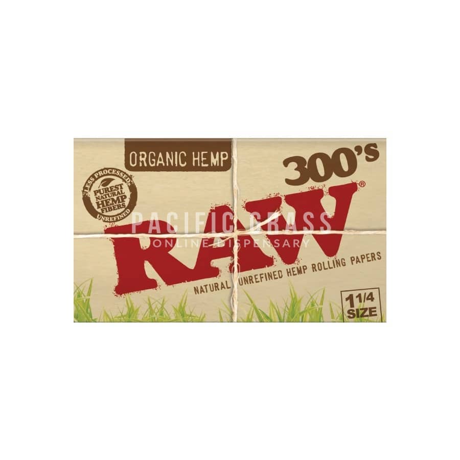 Raw Organic Hemp – 300’s Pack – 1¼