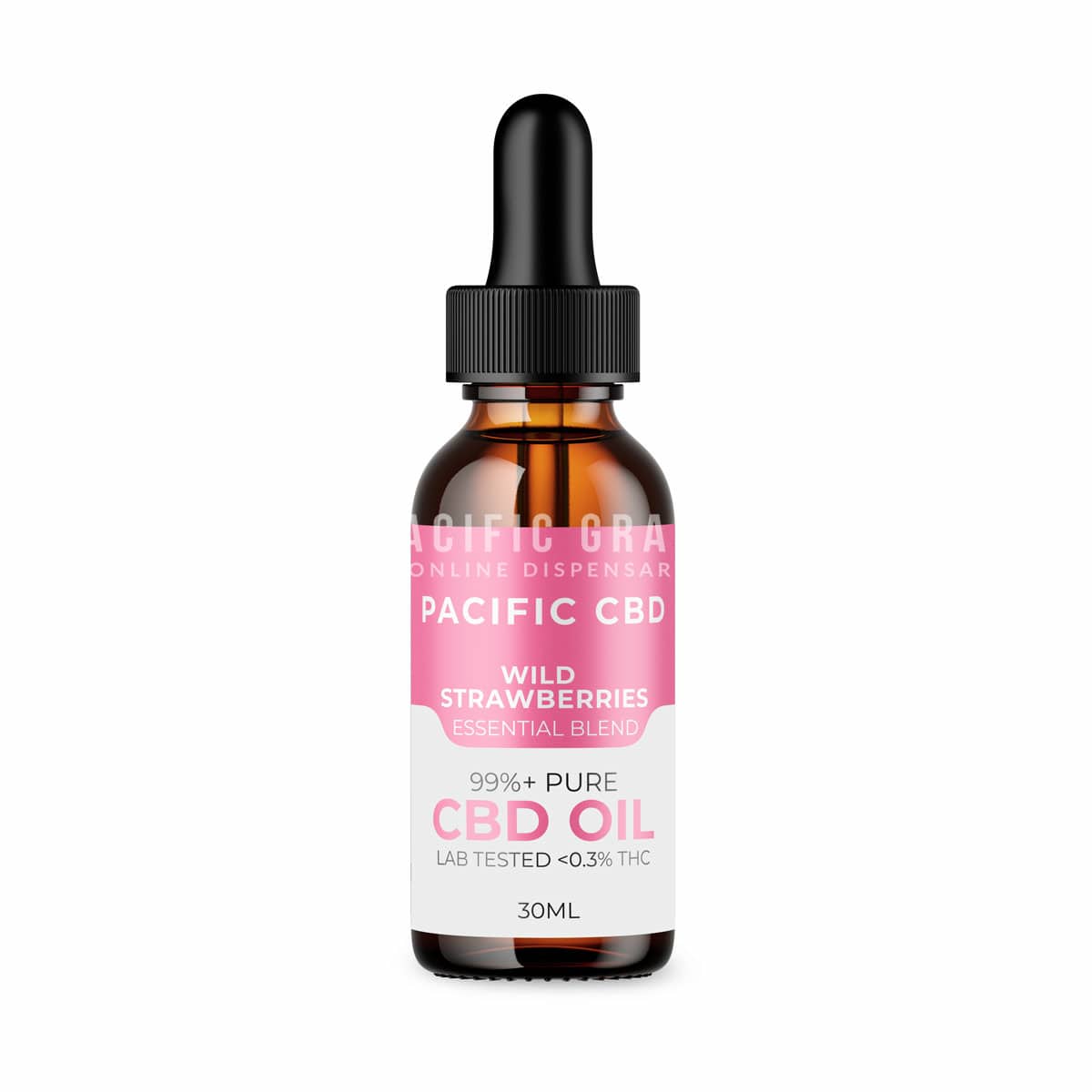 Pacific CBD Tincture - Essential Blend - Wild Strawberries