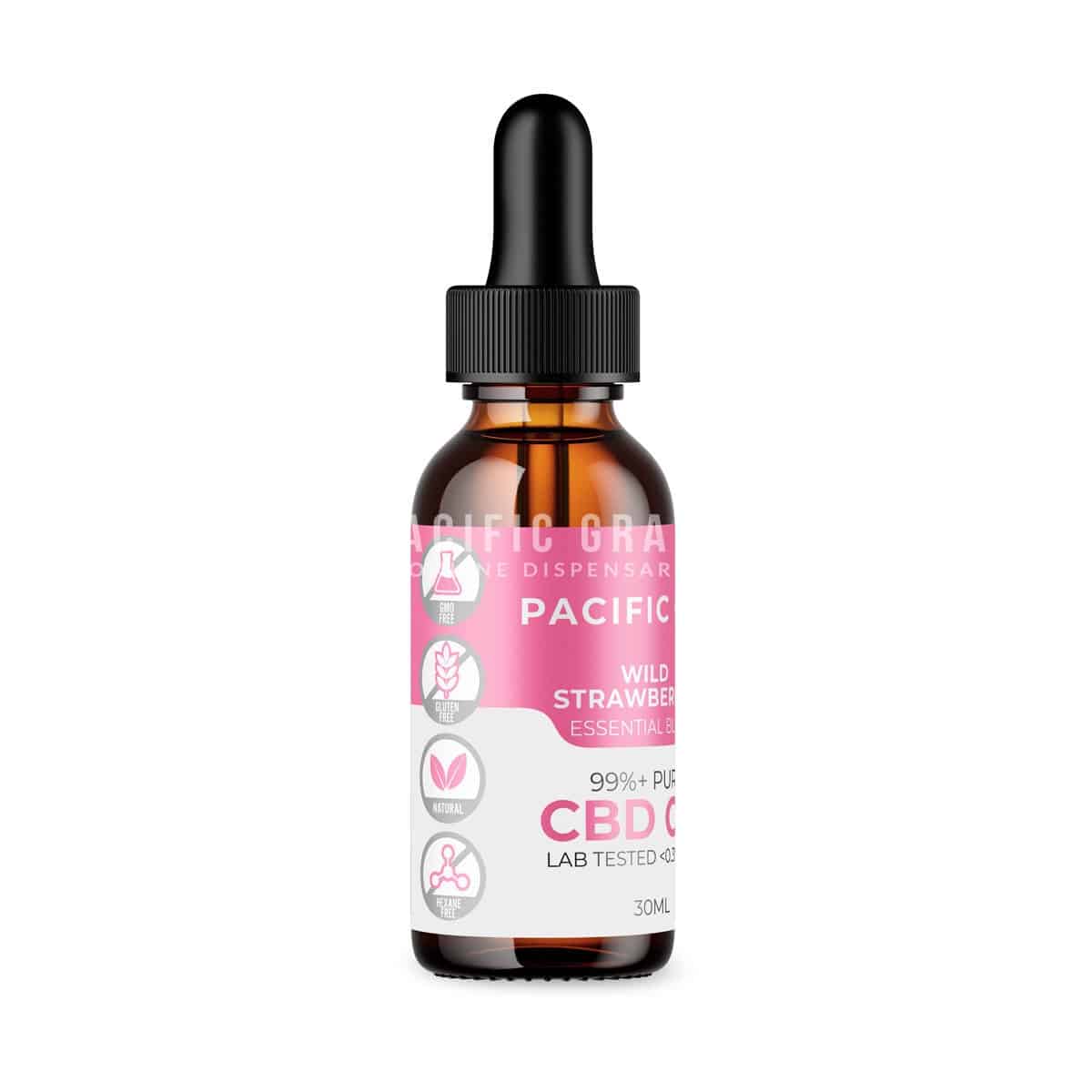 Pacific CBD Tincture - Essential Blend - Wild Strawberries