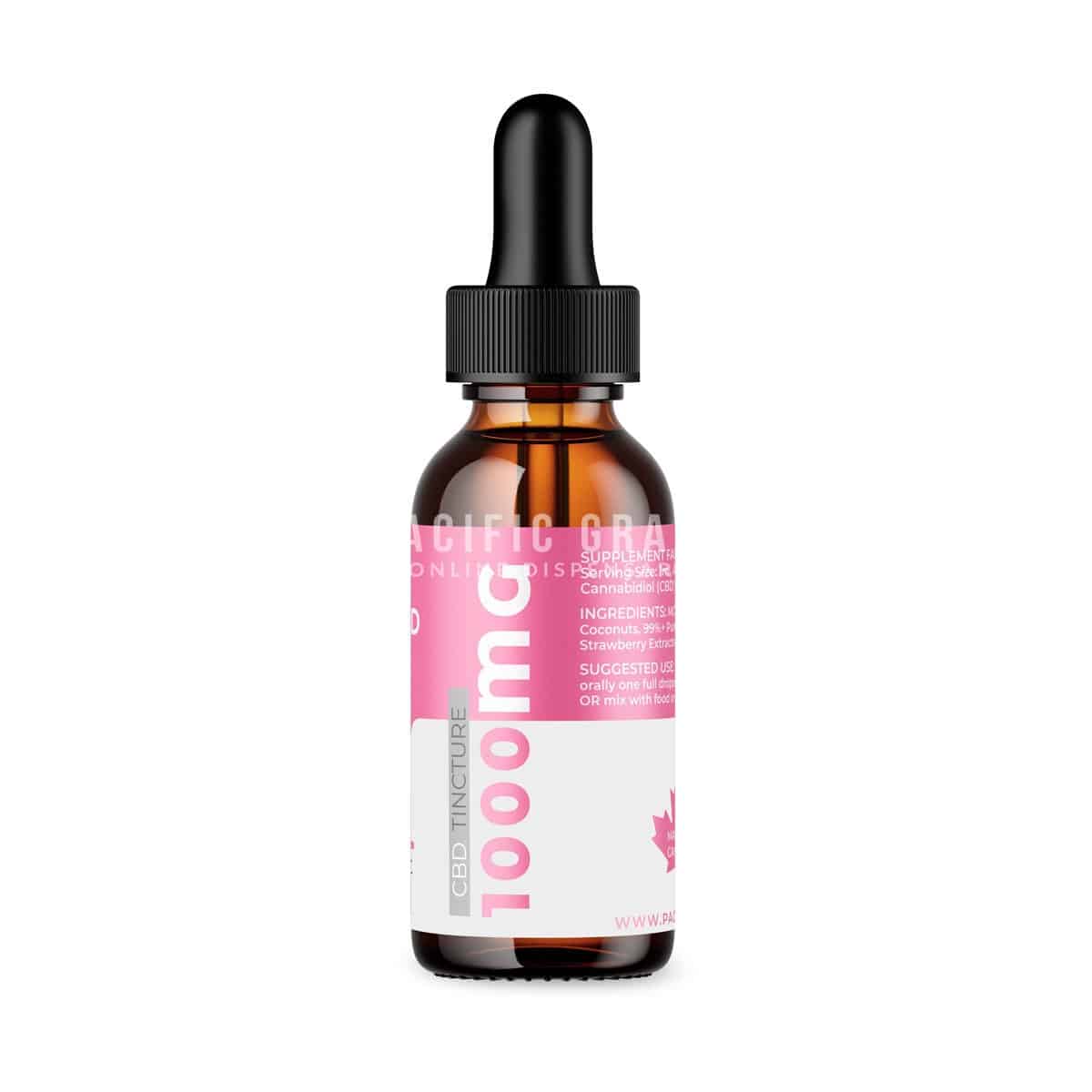 Pacific CBD Tincture - Essential Blend - Wild Strawberries