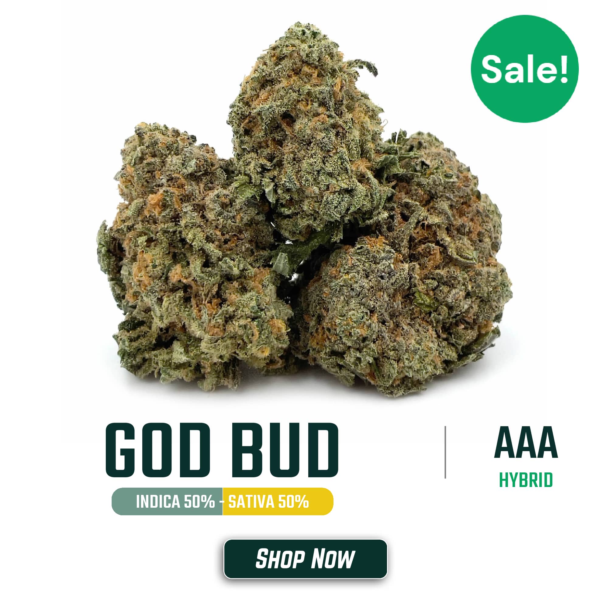 Flash Promo – 40% Off God Bud